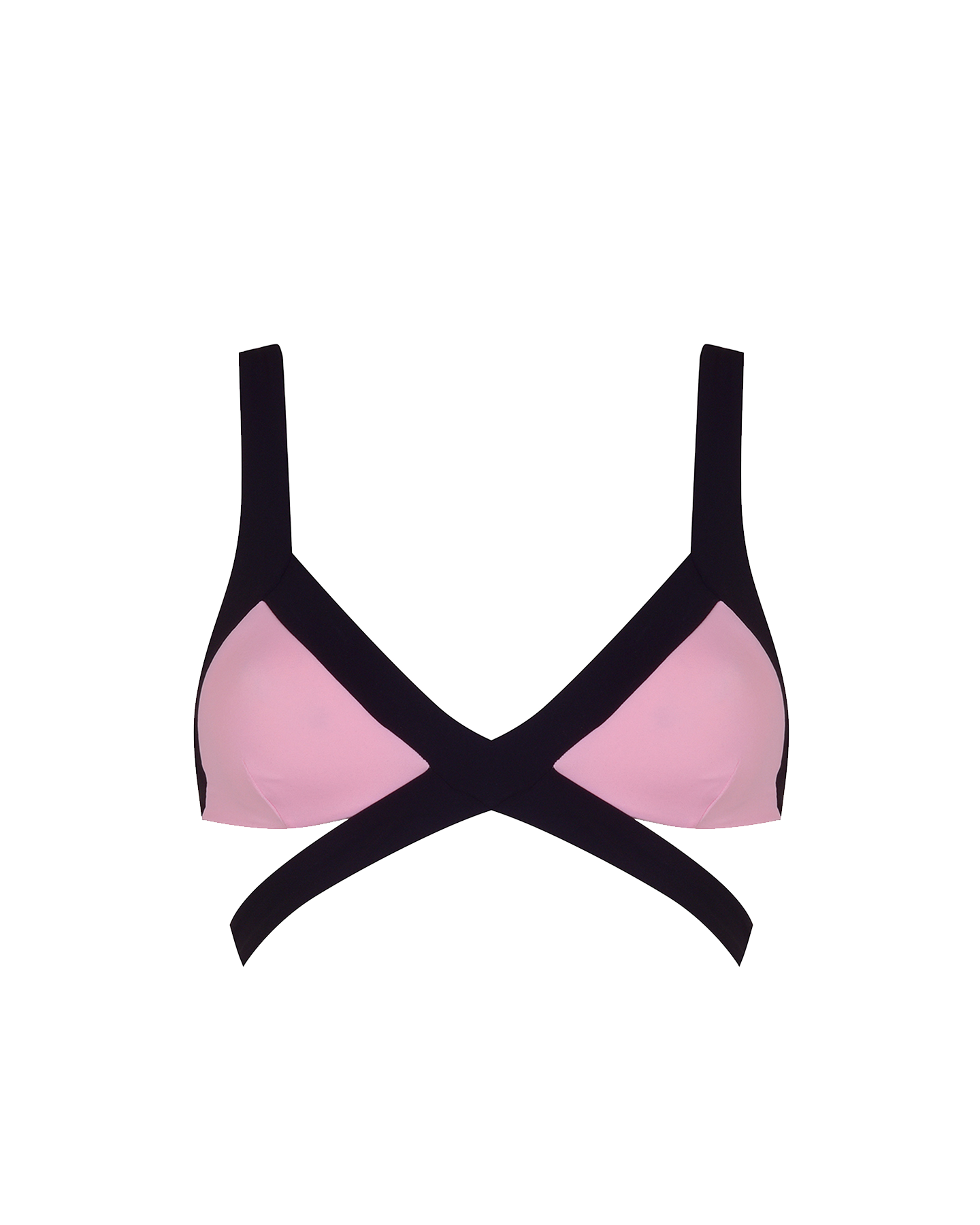 Mazzy Bikini Top in Baby Pink/Blue | By Agent Provocateur Sale