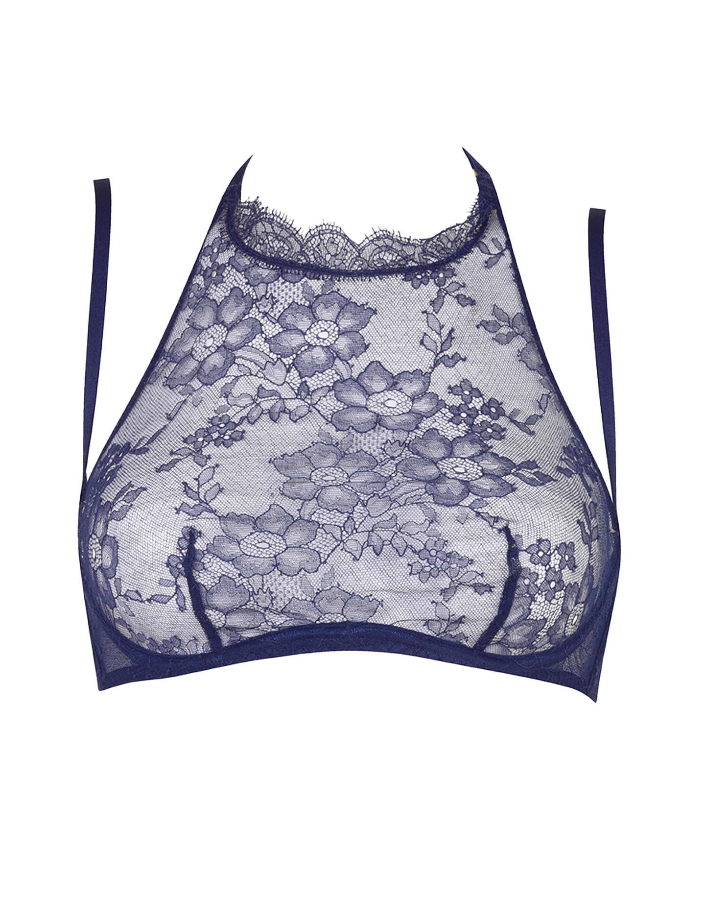 Annoushka High Neck Bra in Navy By Agent Provocateur Outlet