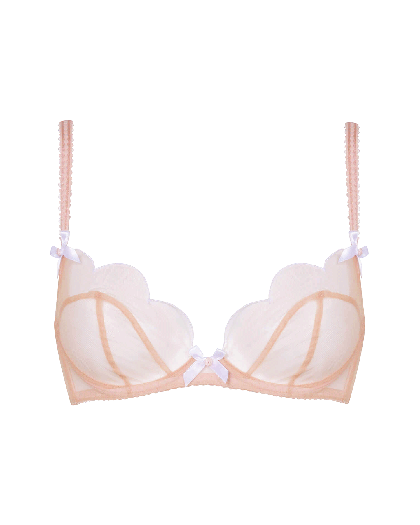 Lorna Plunge Underwired Bra In Sand | Agent Provocateur All Lingerie