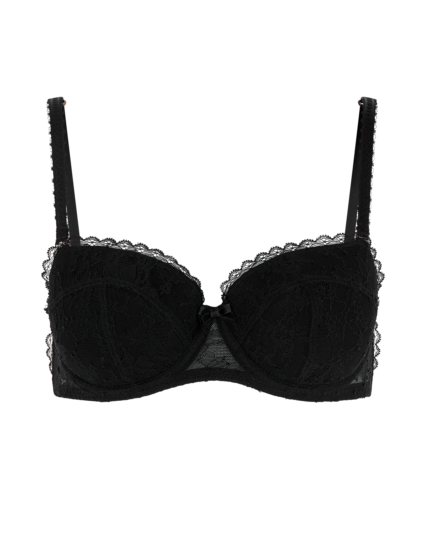 Hinda Balconette Strapless Underwired Bra in Black | Agent Provocateur ...