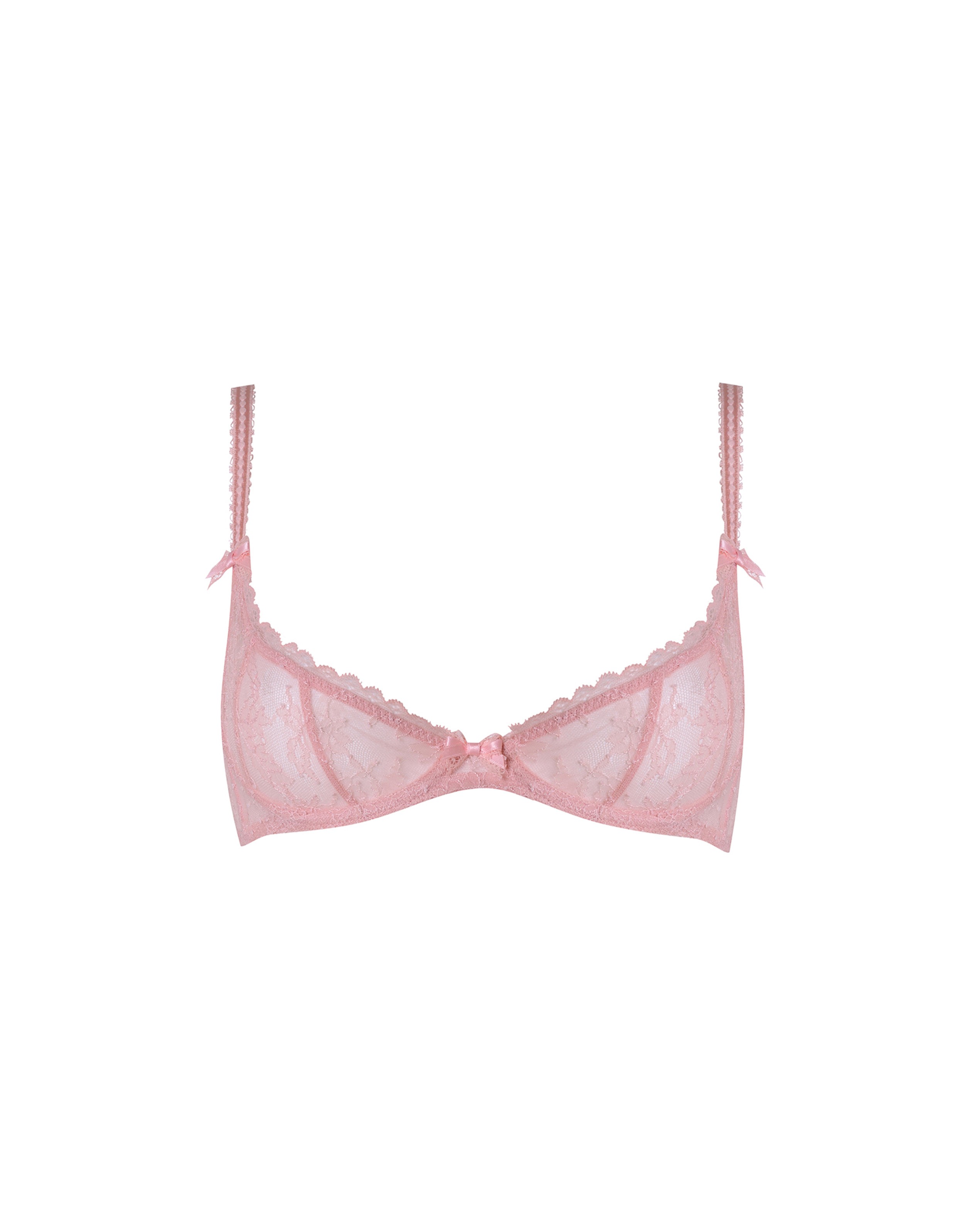 Hinda Demi Cup Plunge Underwired Bra in Neutral | Agent