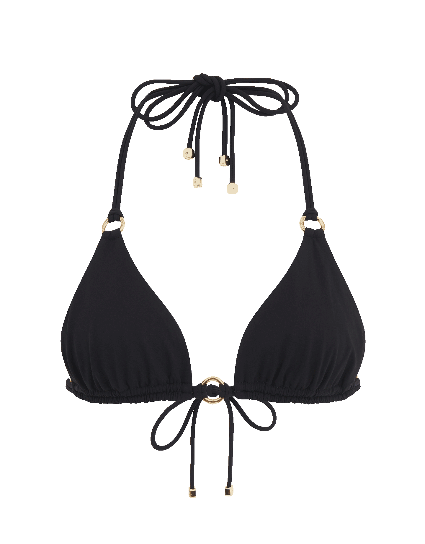 Malisa Triangle Bikini Top in Black | Agent Provocateur All Swimwear