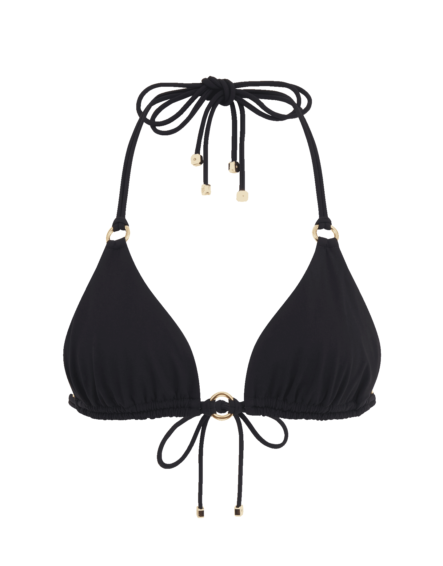 Malisa Triangle Bikini Top in Black | Agent Provocateur All