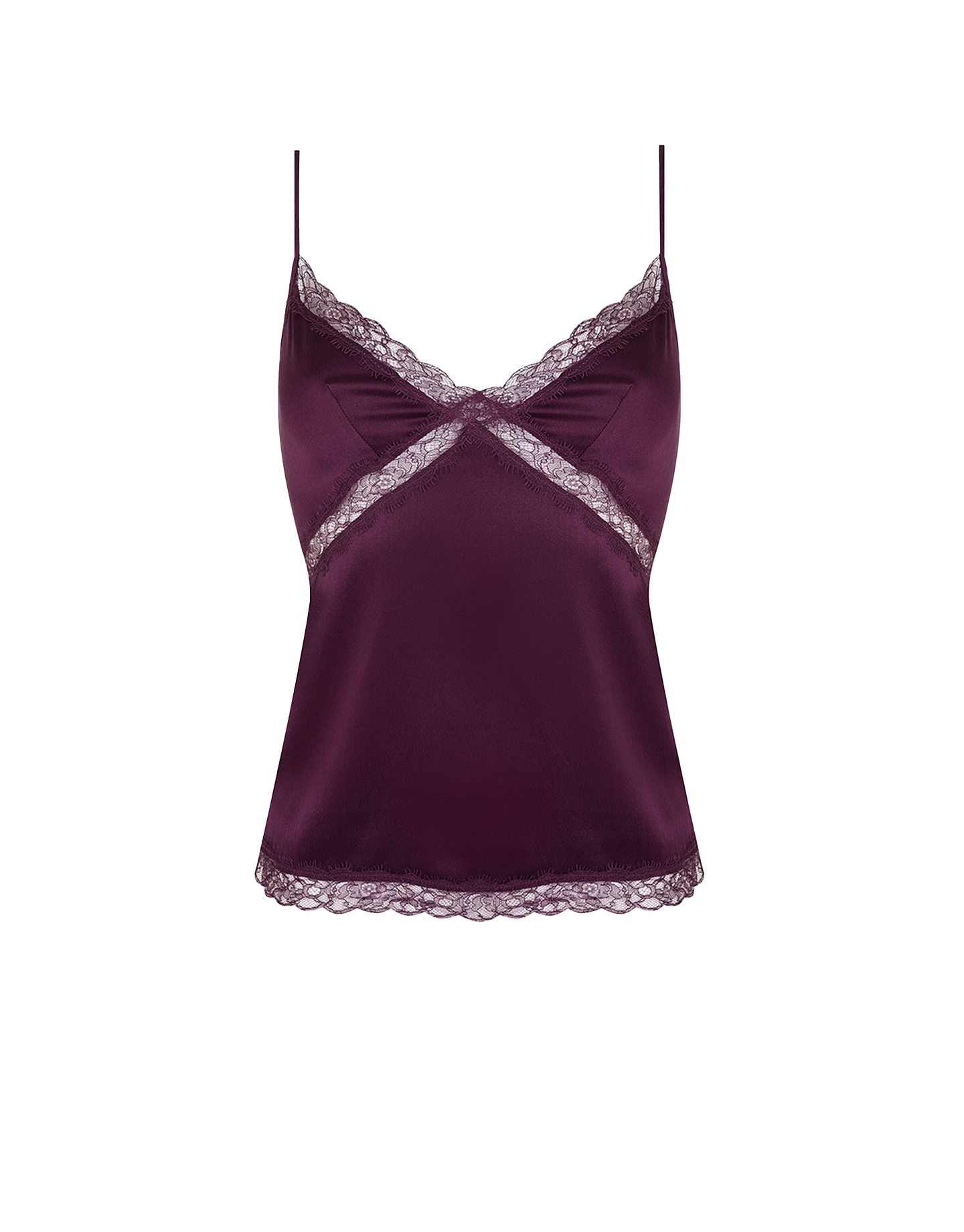 Gisele Pyjama Camisole in Purple | By Agent Provocateur Outlet