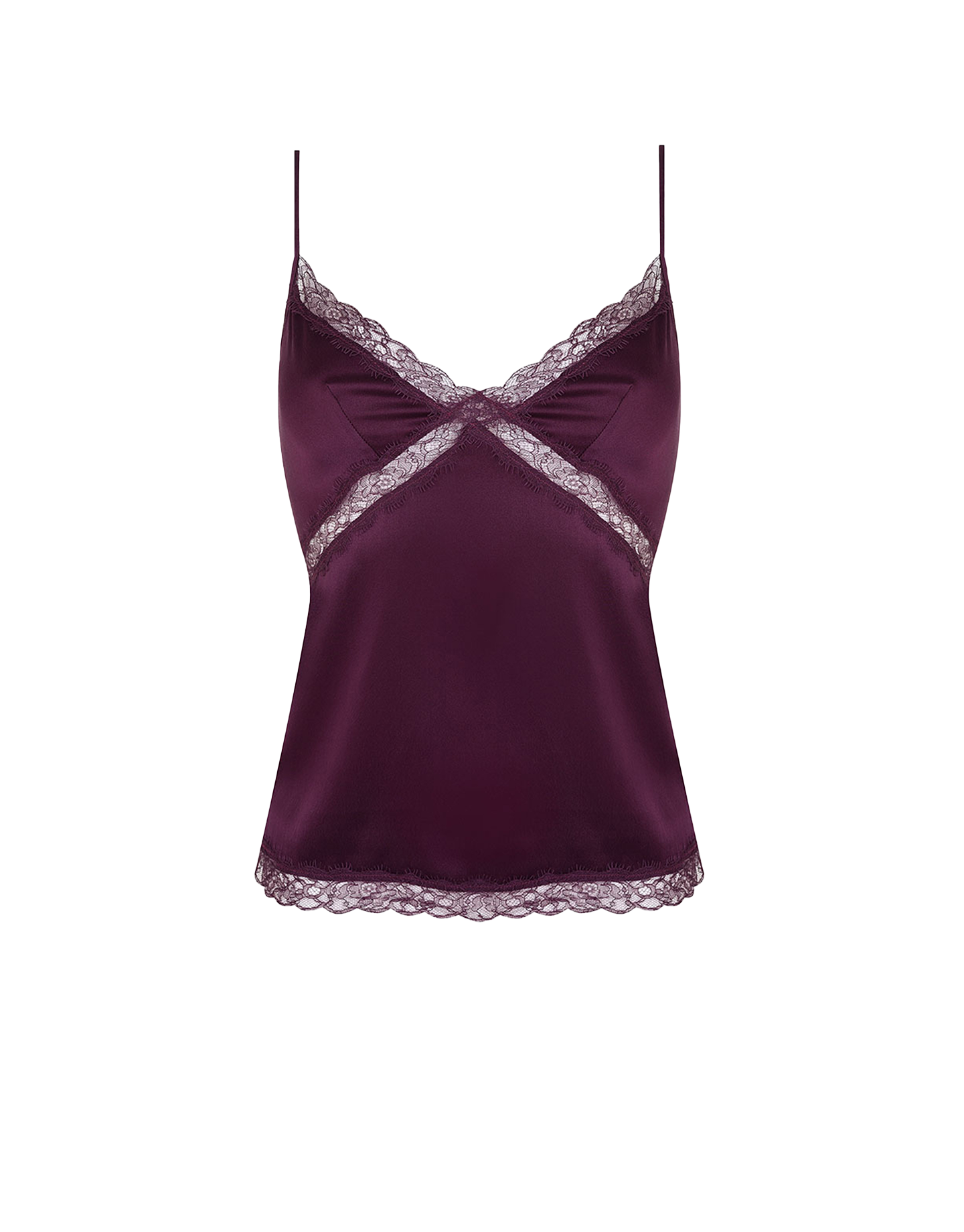 Gisele Pyjama Camisole in Purple | By Agent Provocateur Outlet