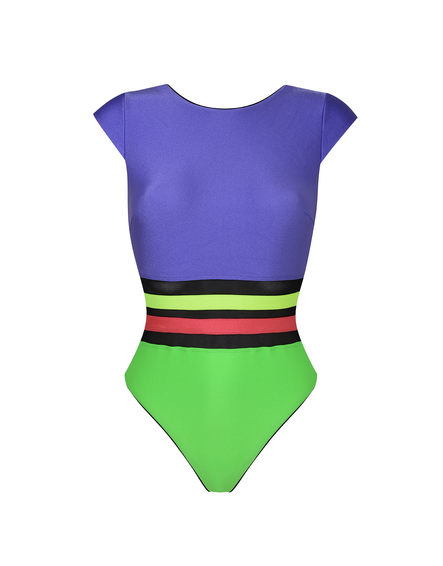 Zenaya Swimsuit in Green/Lilac | By Agent Provocateur