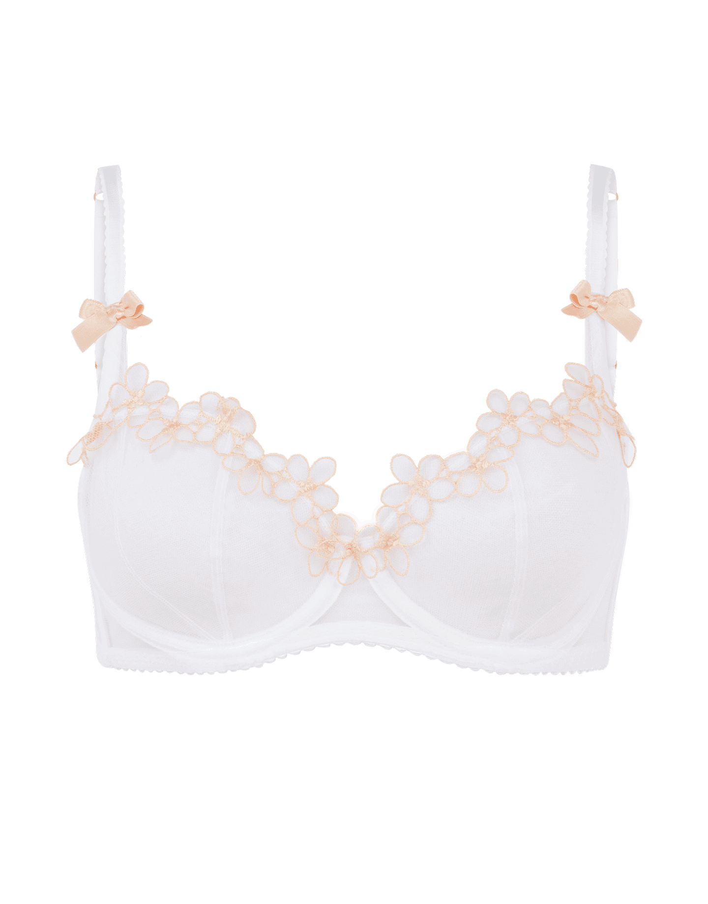 Maybelle Balconette Underwired Bra in White | Agent Provocateur
