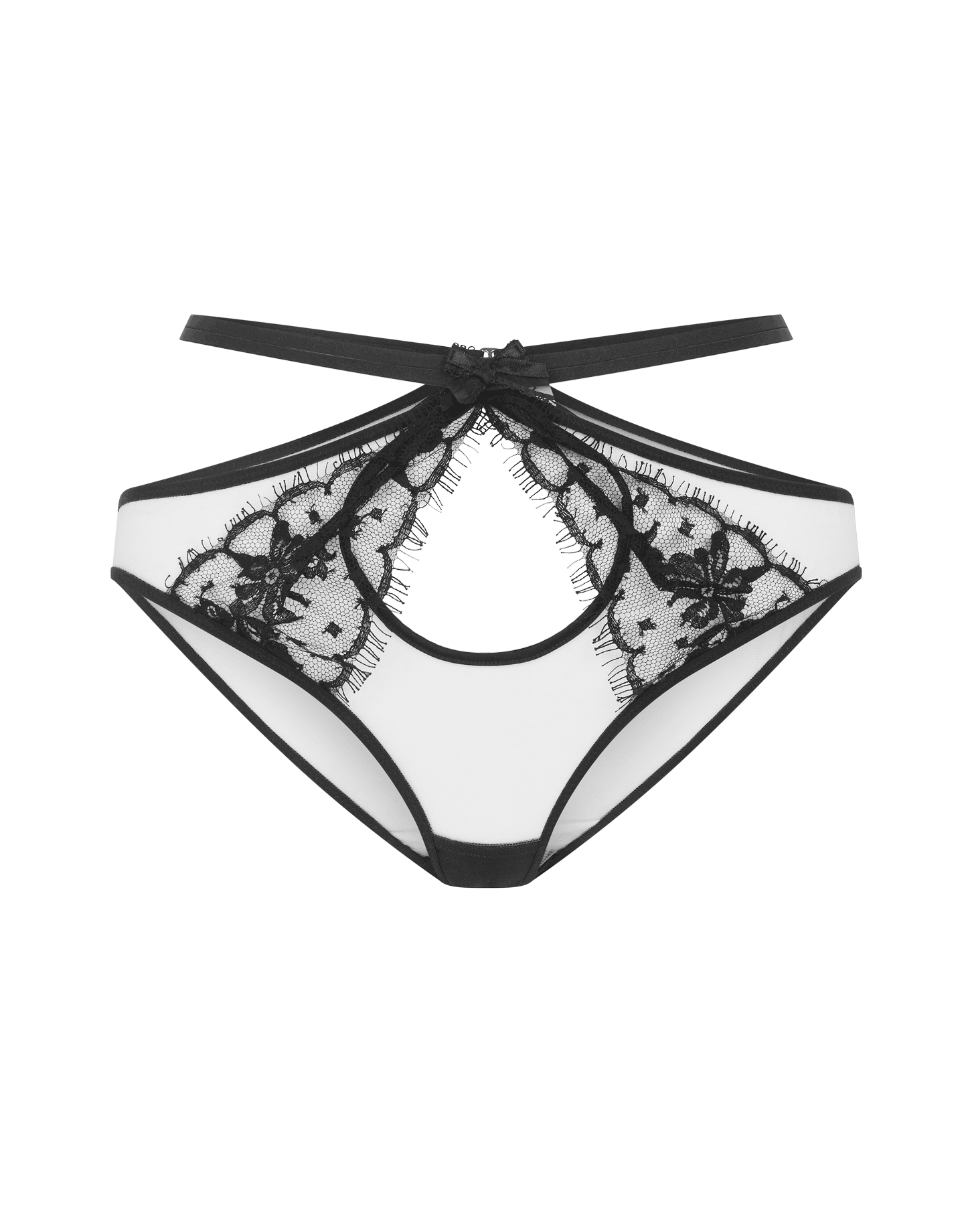 Kourtney High Waisted Brief in Black | Agent Provocateur