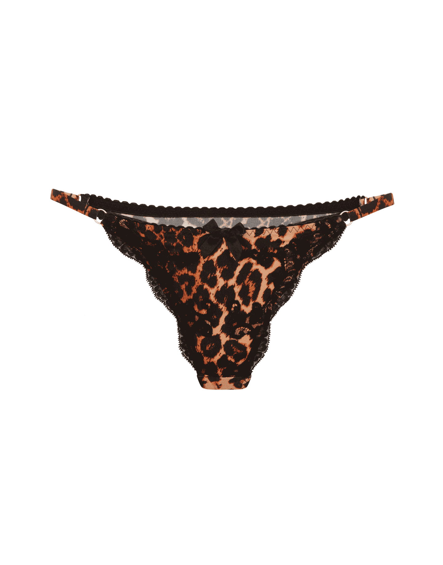 Molly Thong in Leopard Agent Provocateur All Lingerie