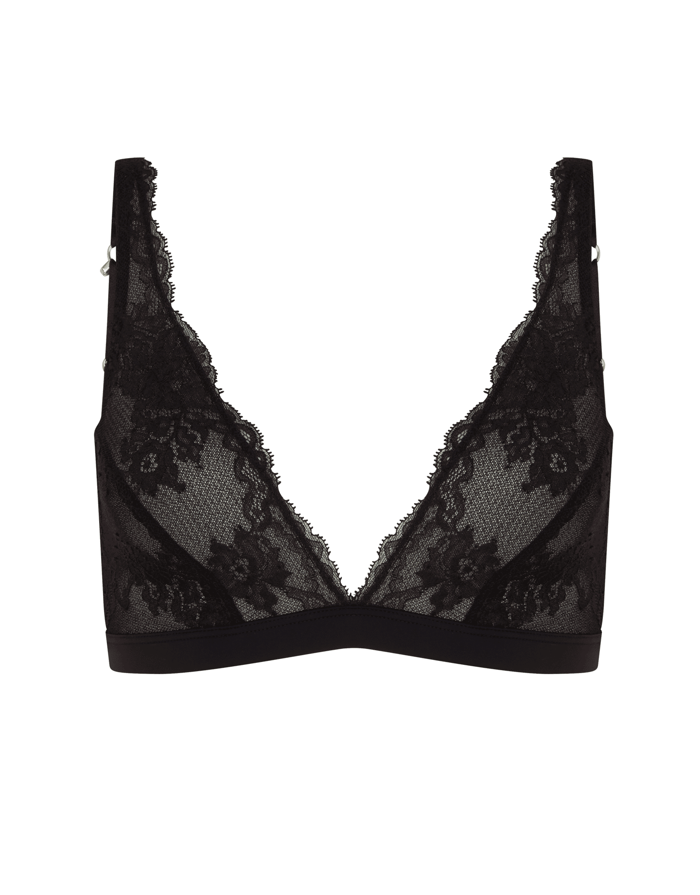 Ginah Soft Cup High Apex Bra in Black Agent Provocateur