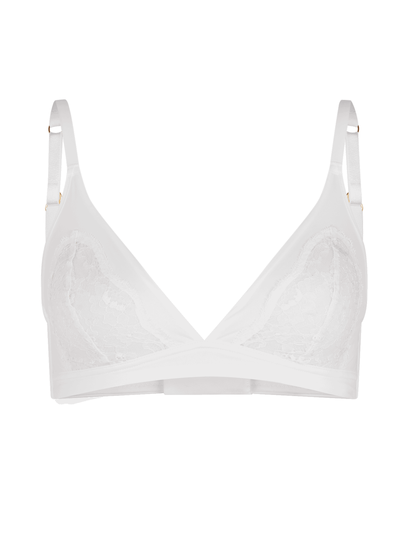 Brigette Soft Cup High Apex Bra in White Agent Provocateur