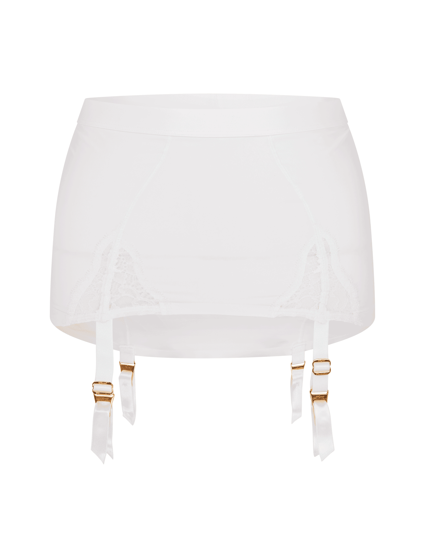 Brigette Roll On Suspender in White Agent Provocateur