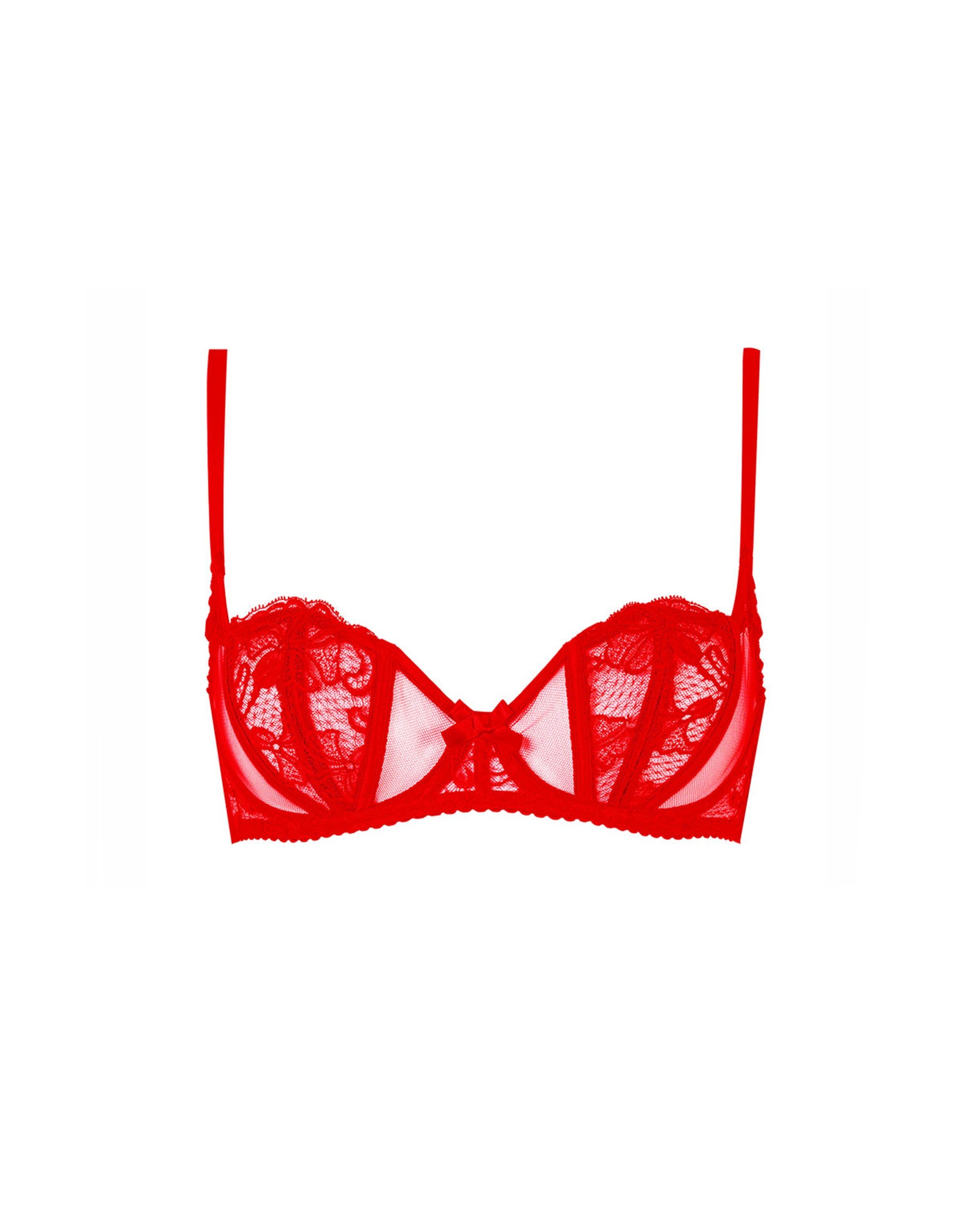 Agent Provocateur Rozlyn Balconette Underwired Bra Red