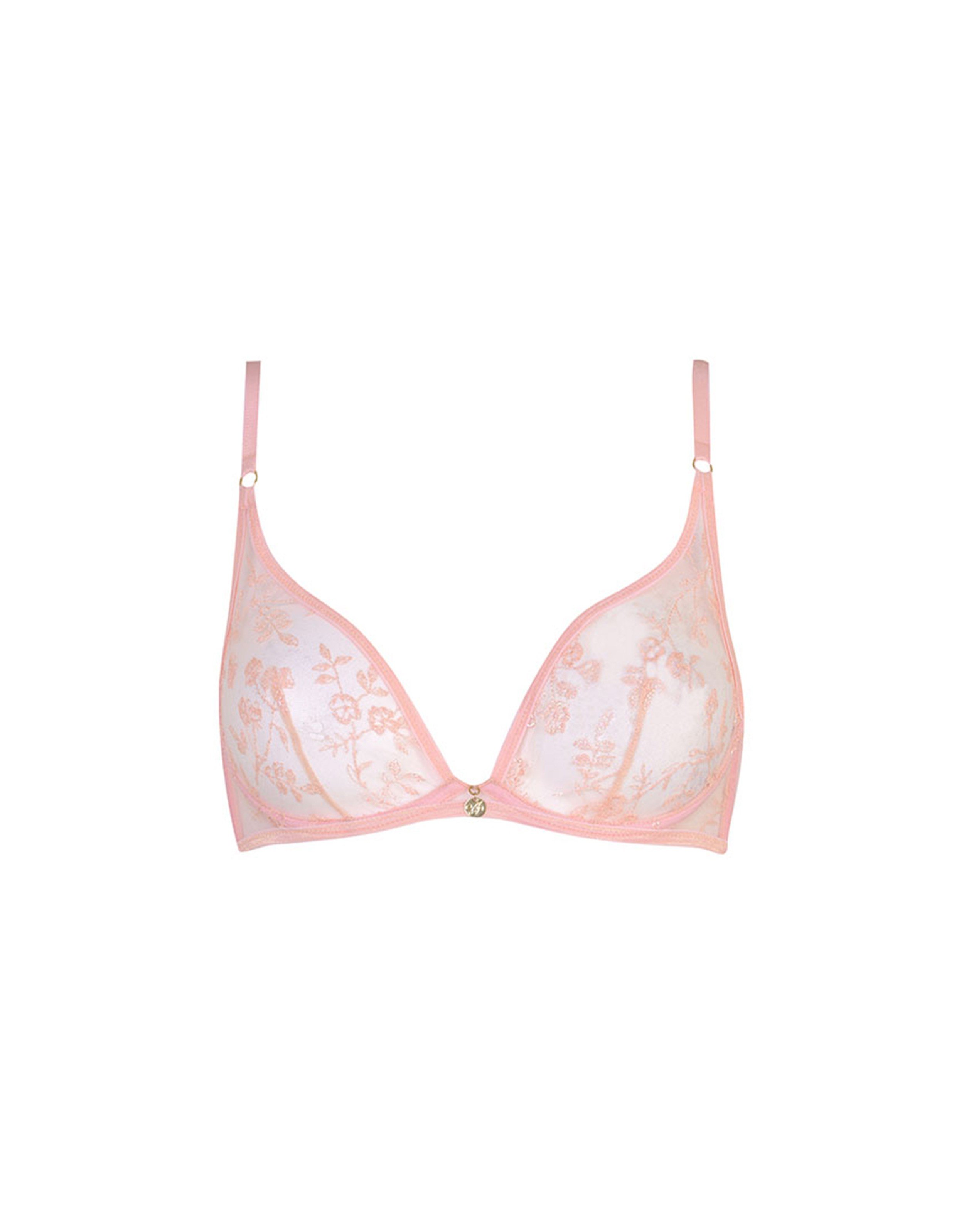 Zadi Full Cup Underwired Bra in Peach | Agent Provocateur Outlet