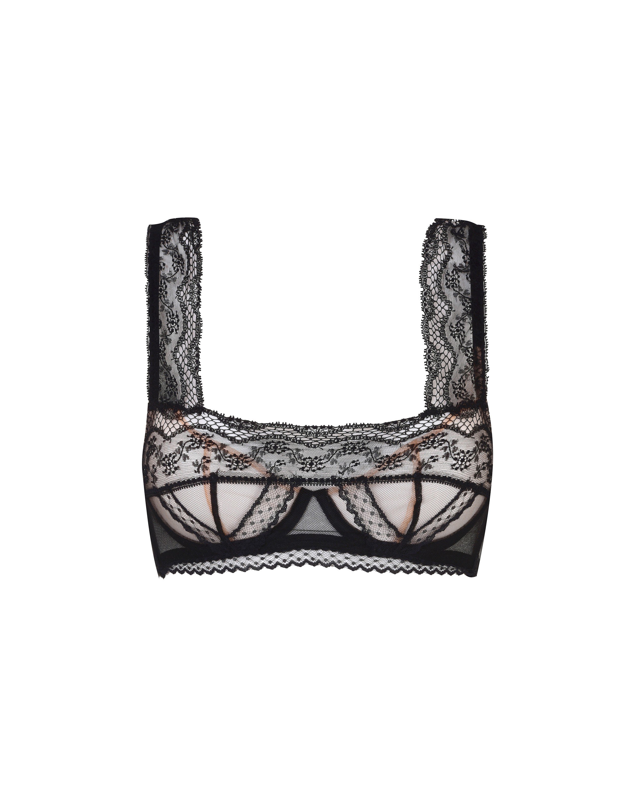 Austin Balconette Underwired Bra in Black | Agent Provocateur Outlet