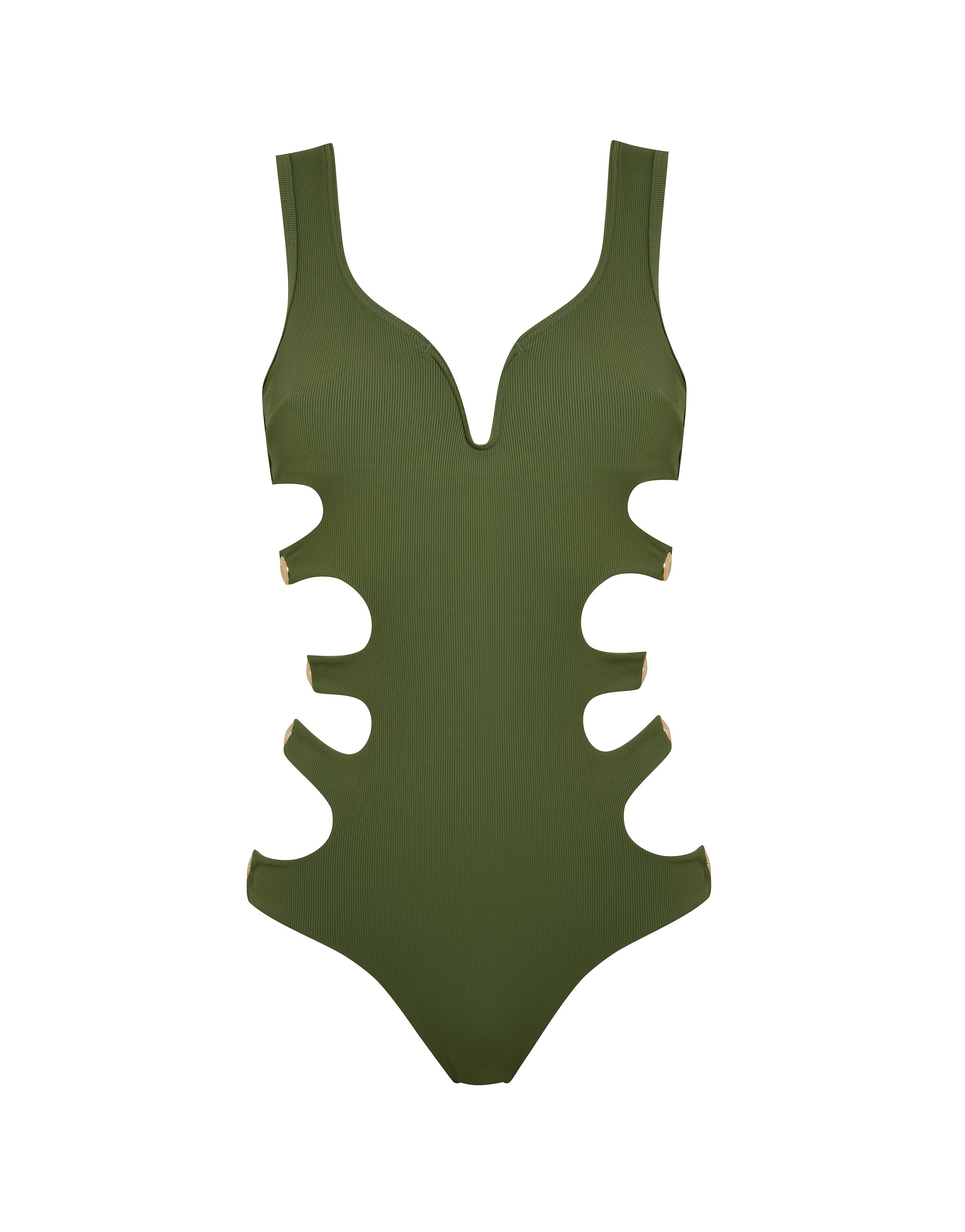 Agent Provocateur Reeve Swimsuit Khaki