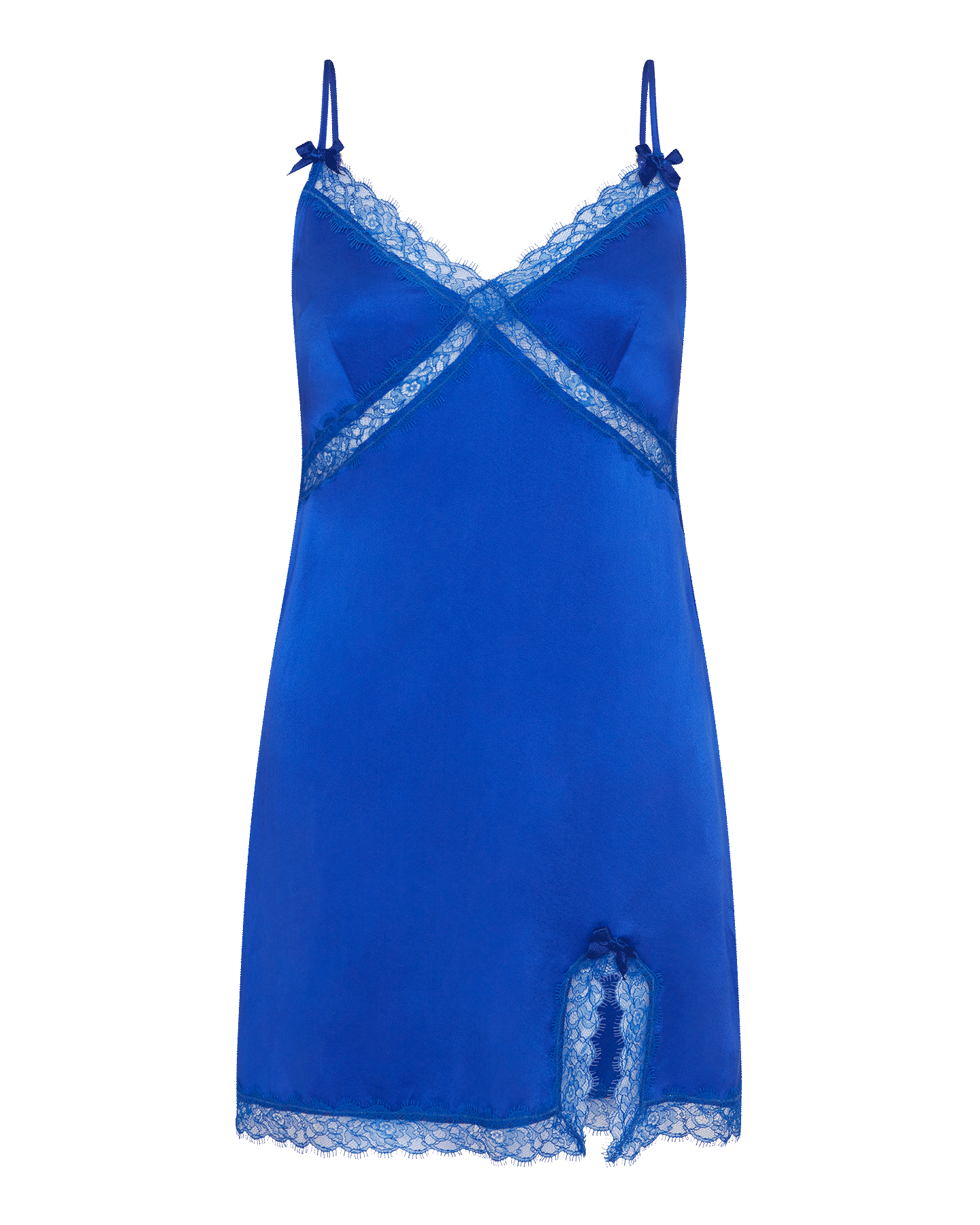 Gisele Short Slip in Cobalt | By Agent Provocateur