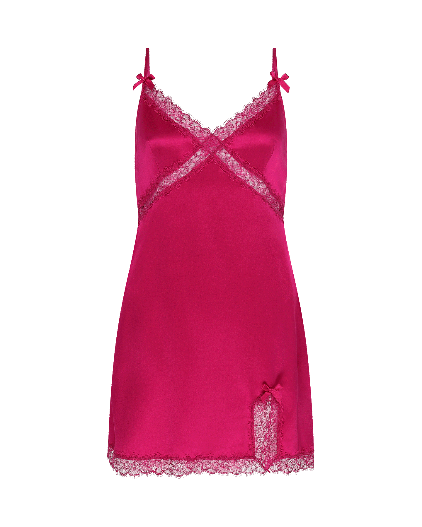 Gisele Short Slip in Fuchsia | By Agent Provocateur