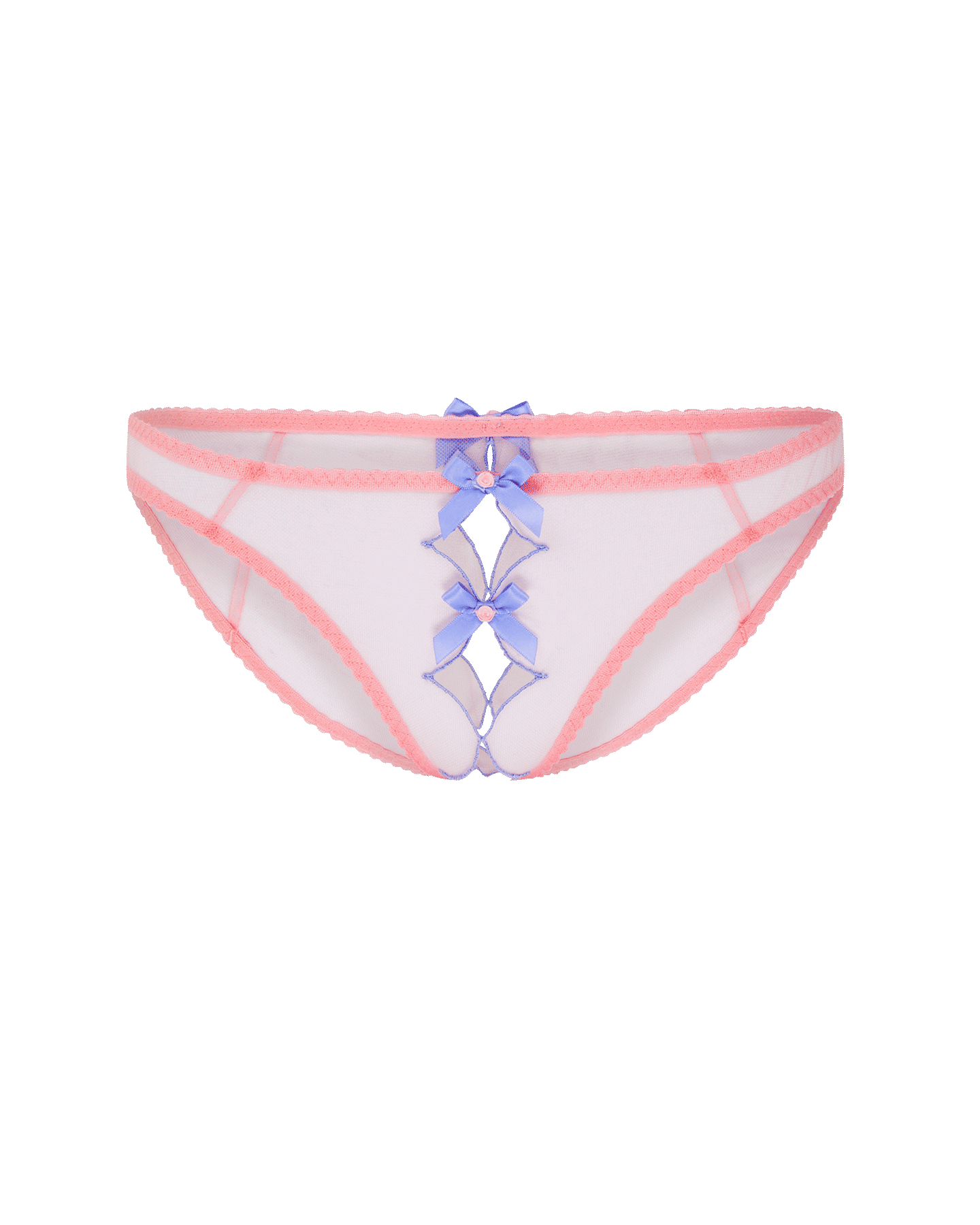 Lorna Ouvert in Baby Pink/Blue | By Agent Provocateur