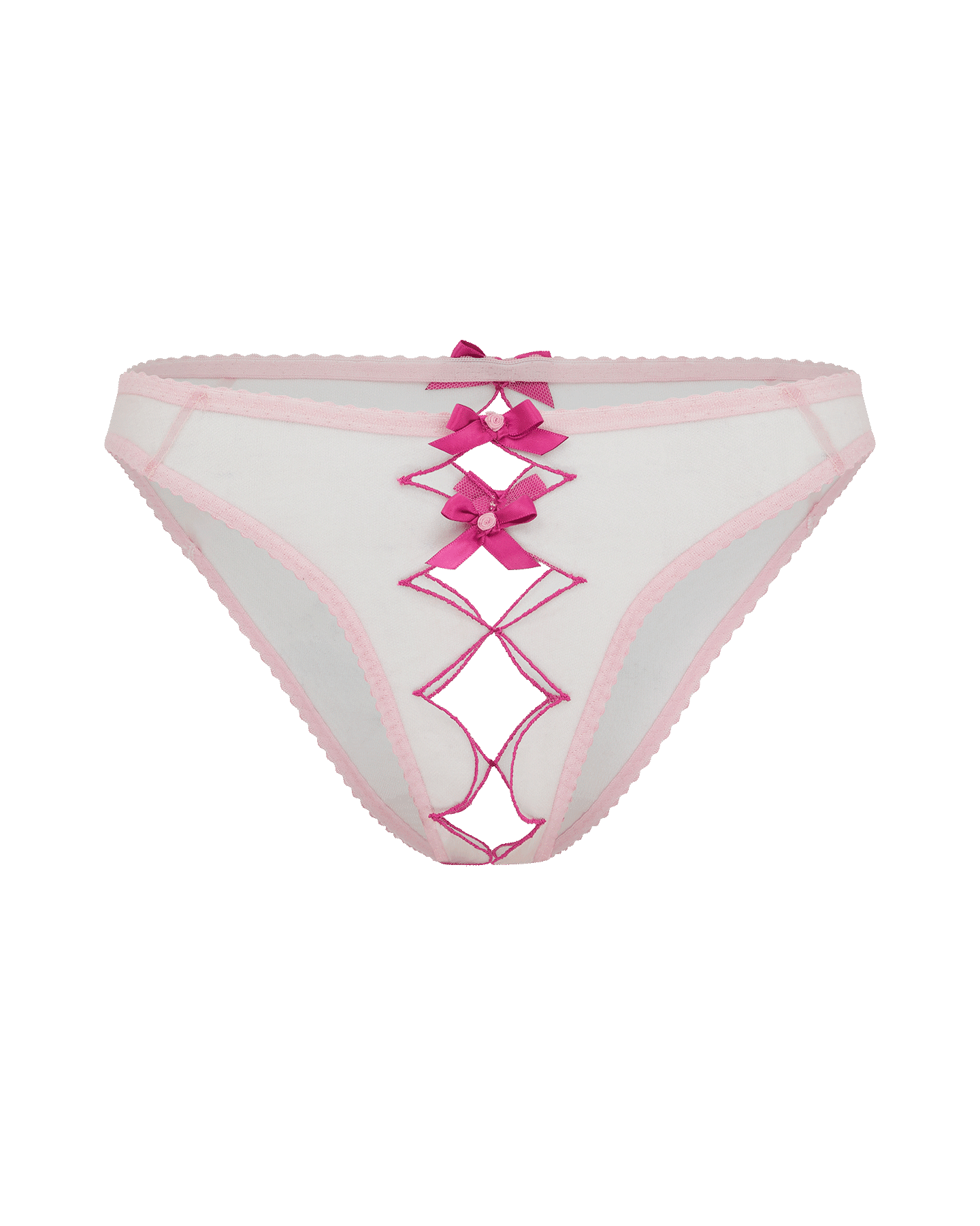 Lorna Ouvert in Baby Pink/Magenta | By Agent Provocateur All Lingerie