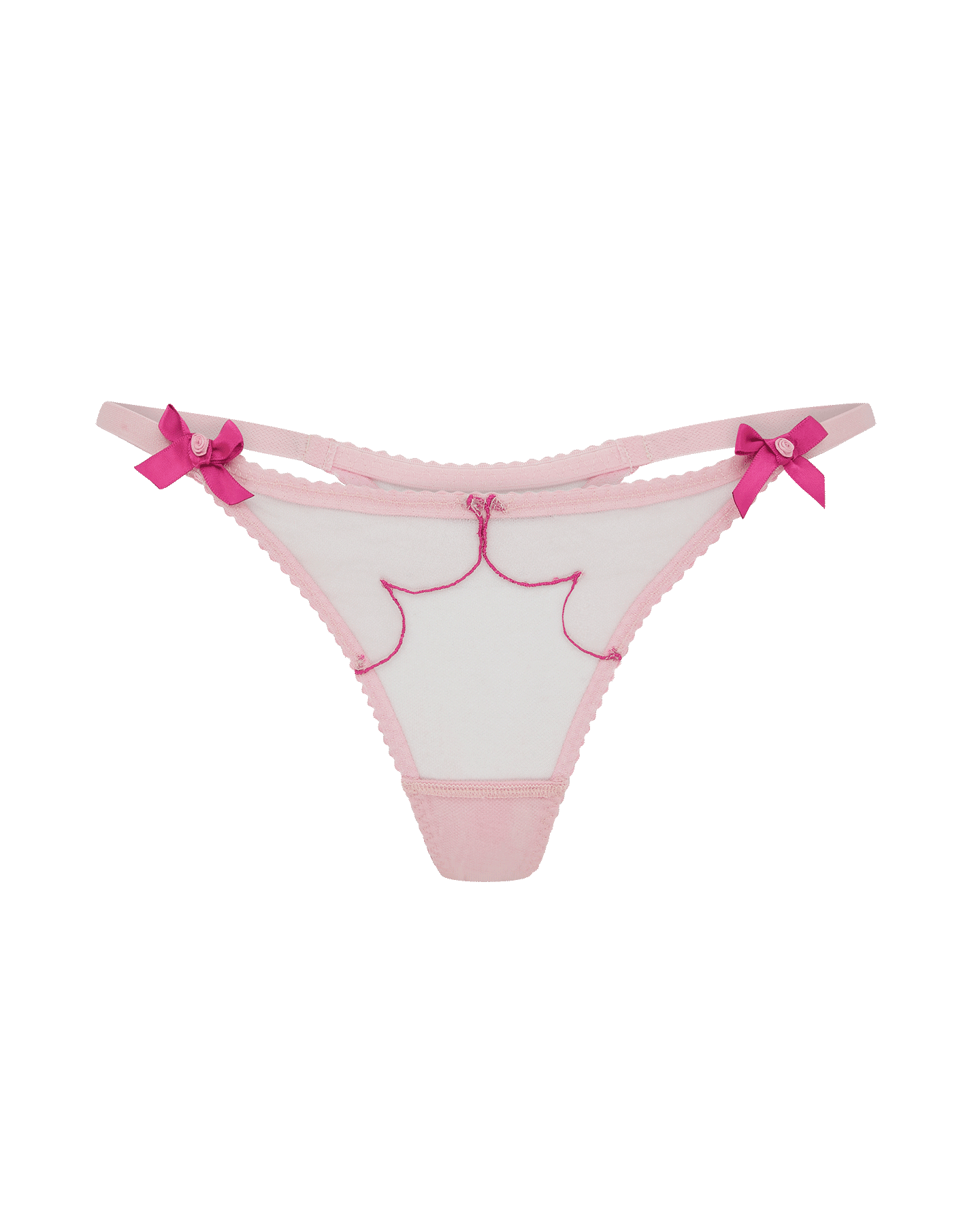 Lorna Thong in Baby Pink/Magenta | By Agent Provocateur