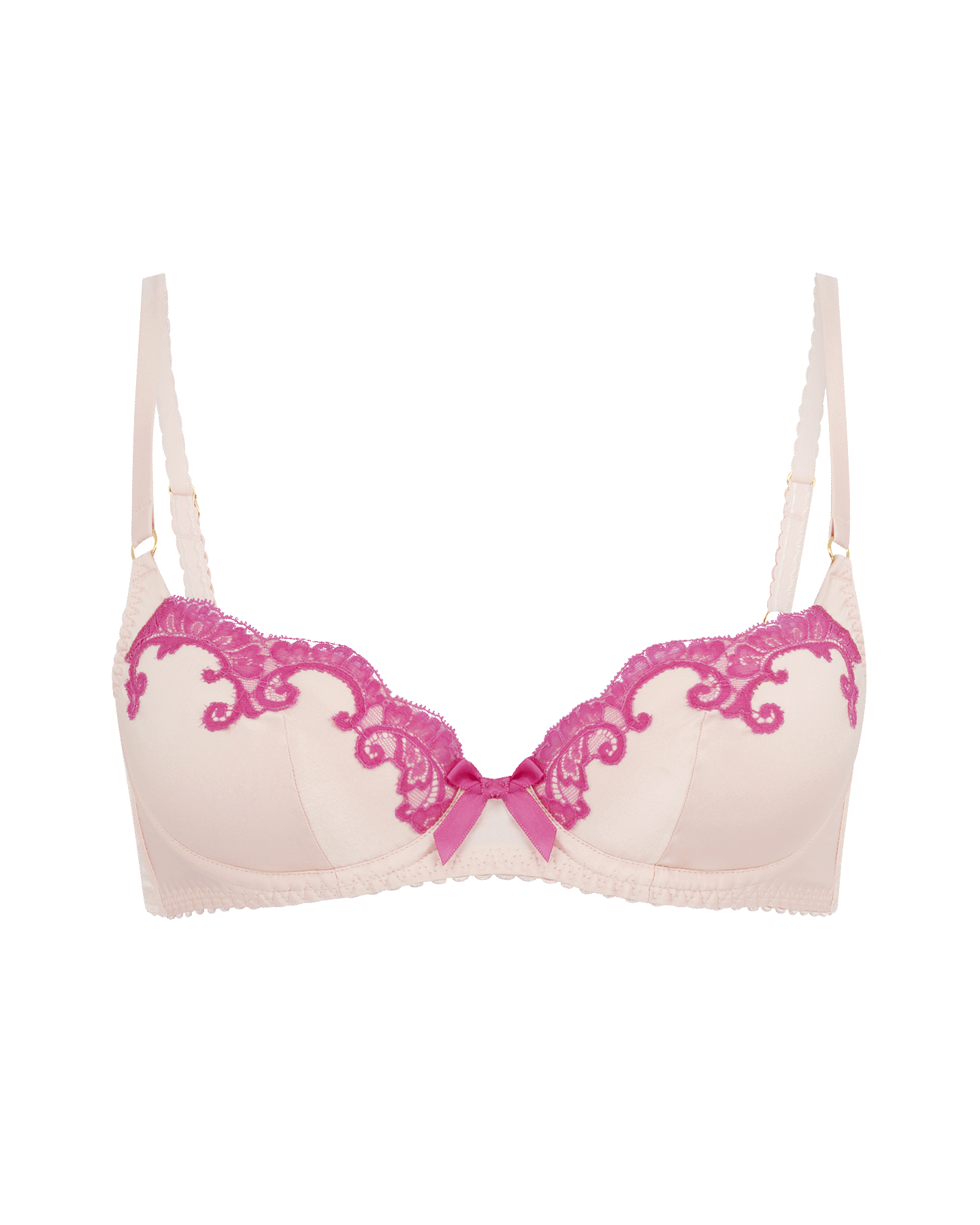 Molly Plunge Underwired Bra in Pink | By Agent Provocateur