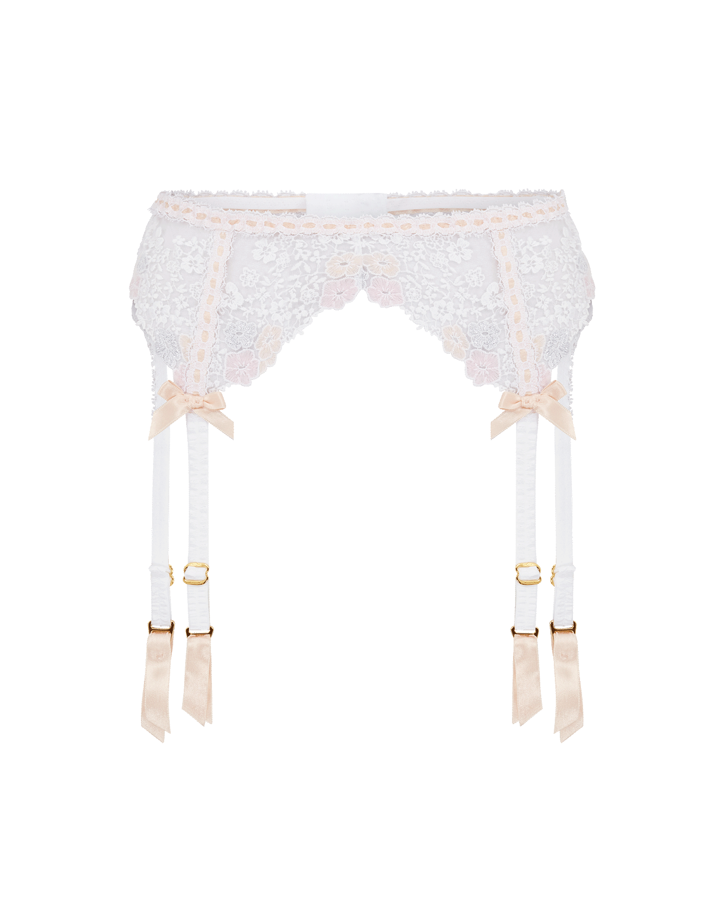 Petunia Suspender in White | By Agent Provocateur