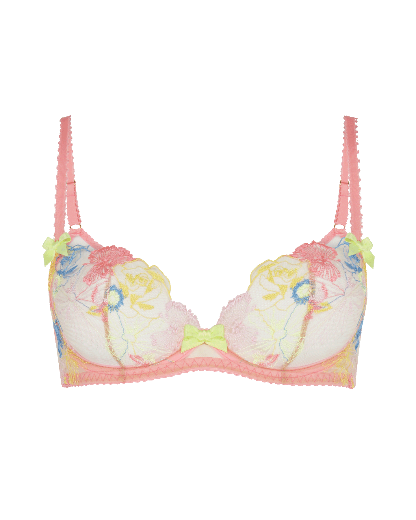 Zuri Plunge Underwired Bra in Multicolour