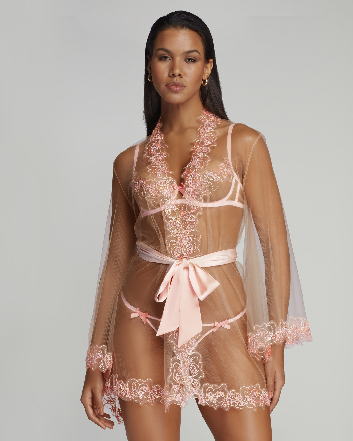 Babydoll Agent Provocateur Blanc/lime - Ensemble Lingerie Neuve Avec étiquettes