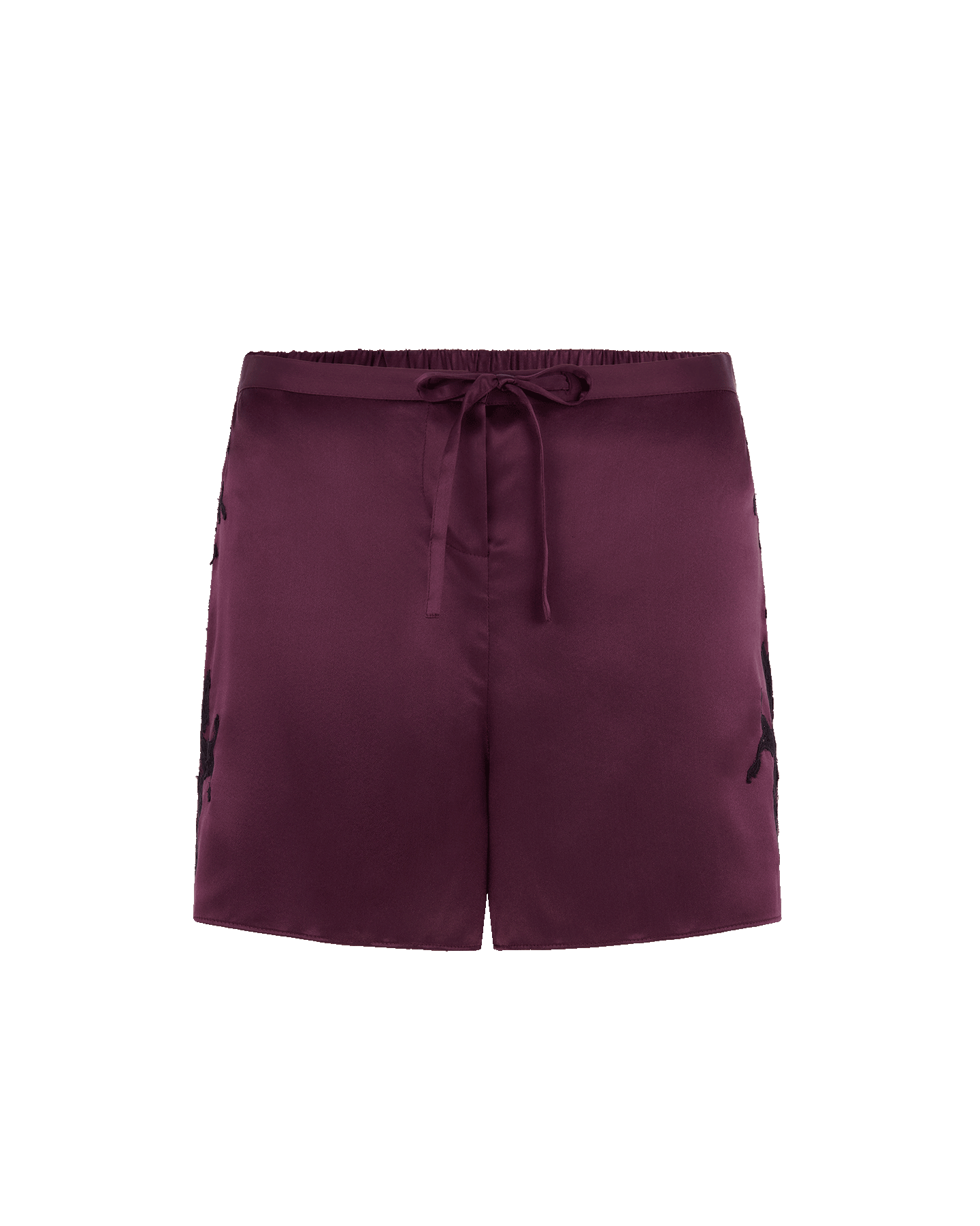 【AGENT PROVOCATEUR】classic pyjama ショーツ Caressa Pyjama Shorts in Plum | By Agent Provocateur