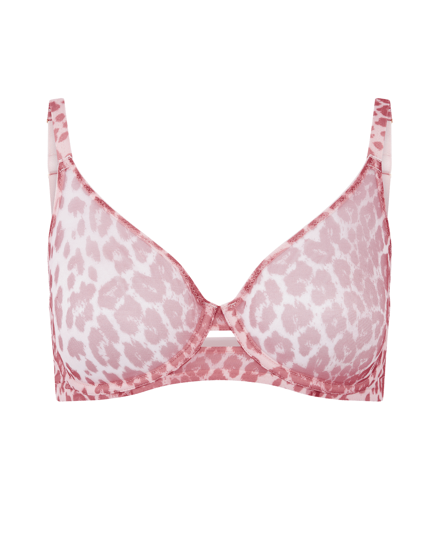 White Pink Leopard Print Bra Colorful Underwire Womens 34A SO Size  undefined - $13 - From Debbie