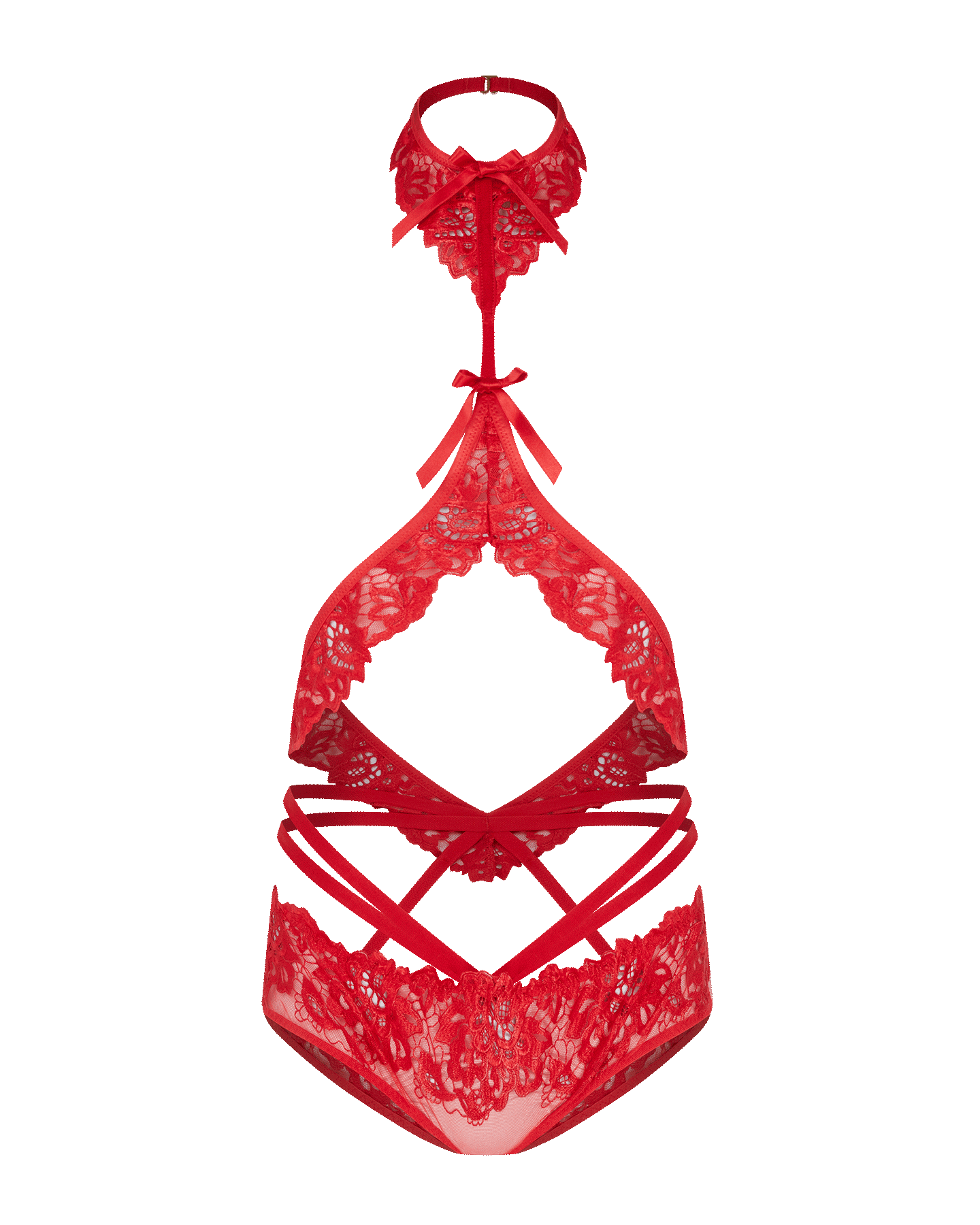 Cendrillon Playsuit in Red | By Agent Provocateur Sale