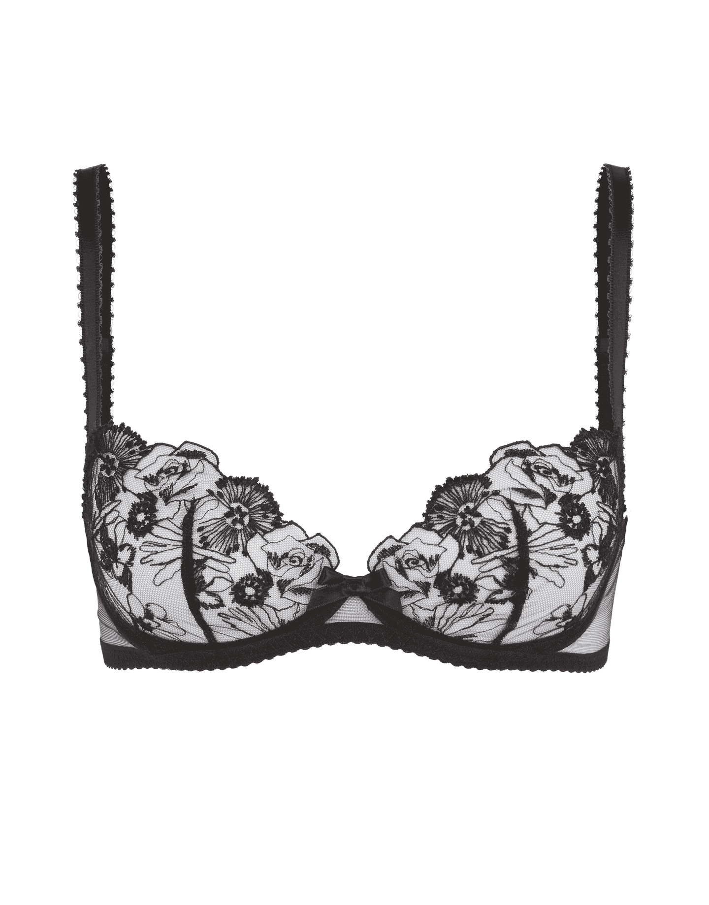 Jayce Plunge Underwired Bra in Black | Agent Provocateur