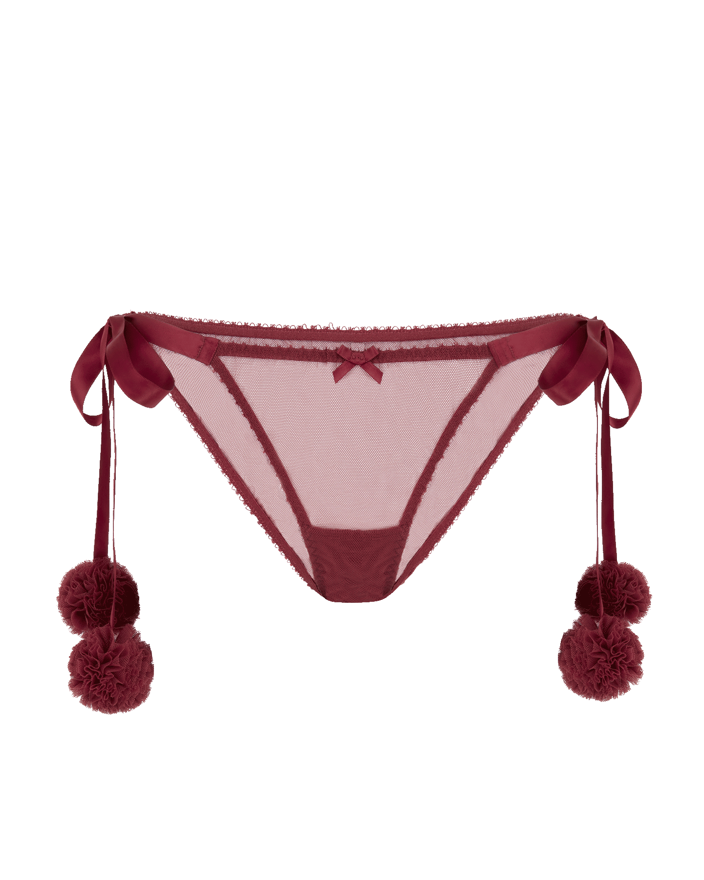 Naughty Tie Side Brief in Burgundy | By Agent Provocateur