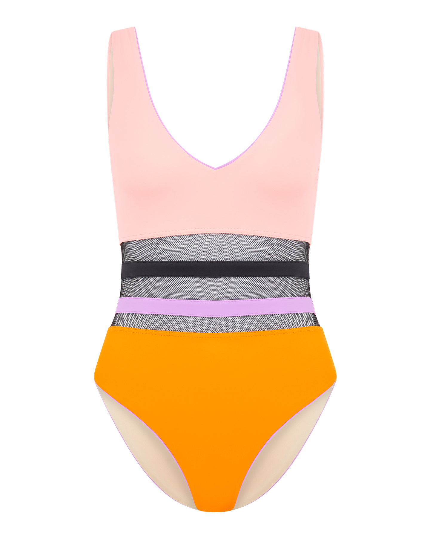 Zenaya V Swimsuit in Coral Multicolour | By Agent Provocateur Zenaya V Swimsuit in Coral Multicolour | By Agent Provocateur