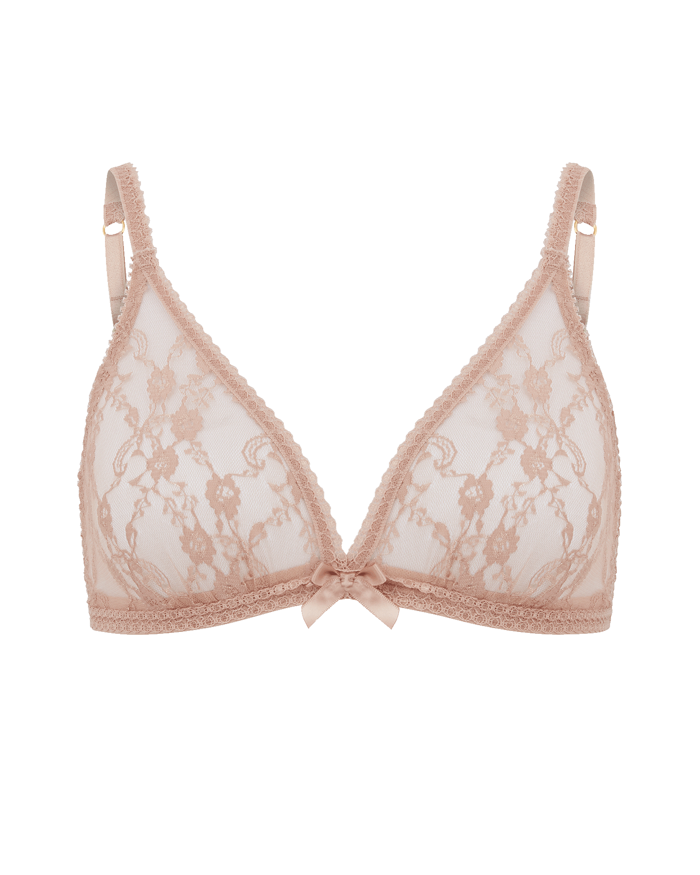 Laily Soft Cup Plunge Bra in Praline | By Agent Provocateur Outlet