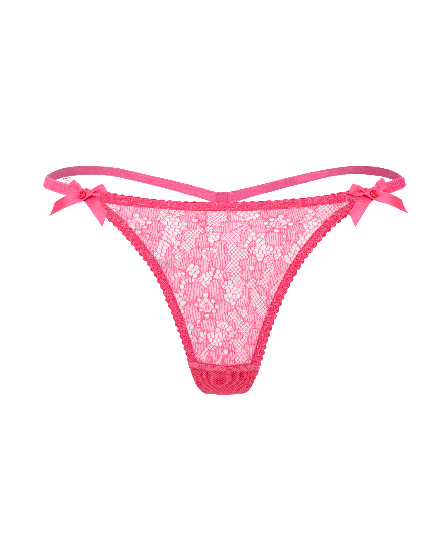 Lorna Lace Thong in Fuchsia | By Agent Provocateur