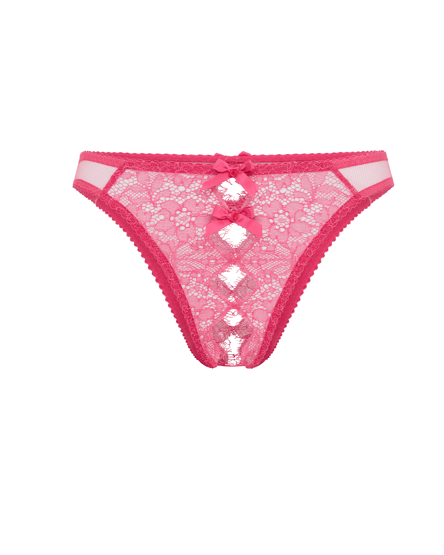 Lorna Lace Ouvert in Fuchsia | By Agent Provocateur