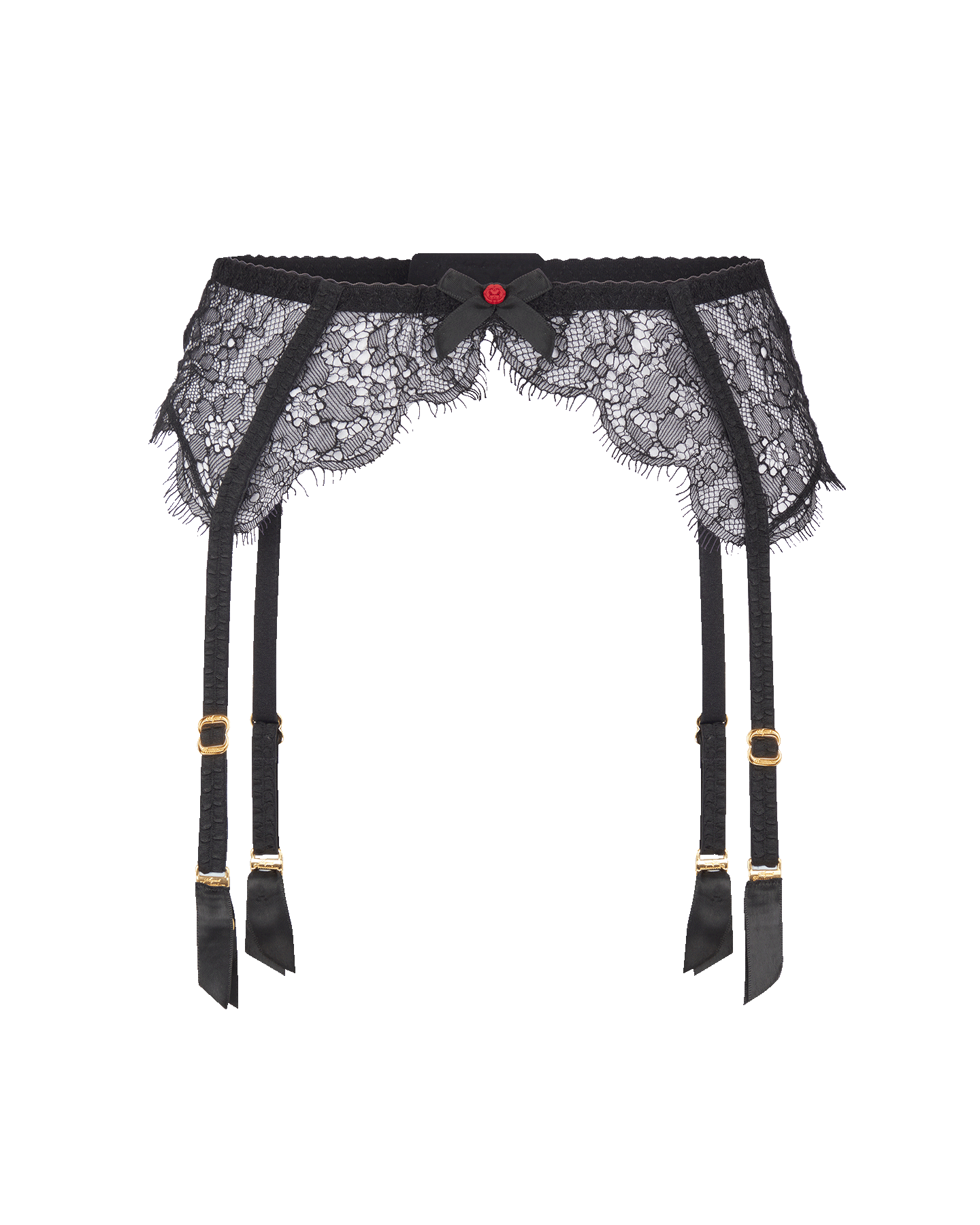 Lorna Lace Suspender in Black  By Agent Provocateur All Lingerie