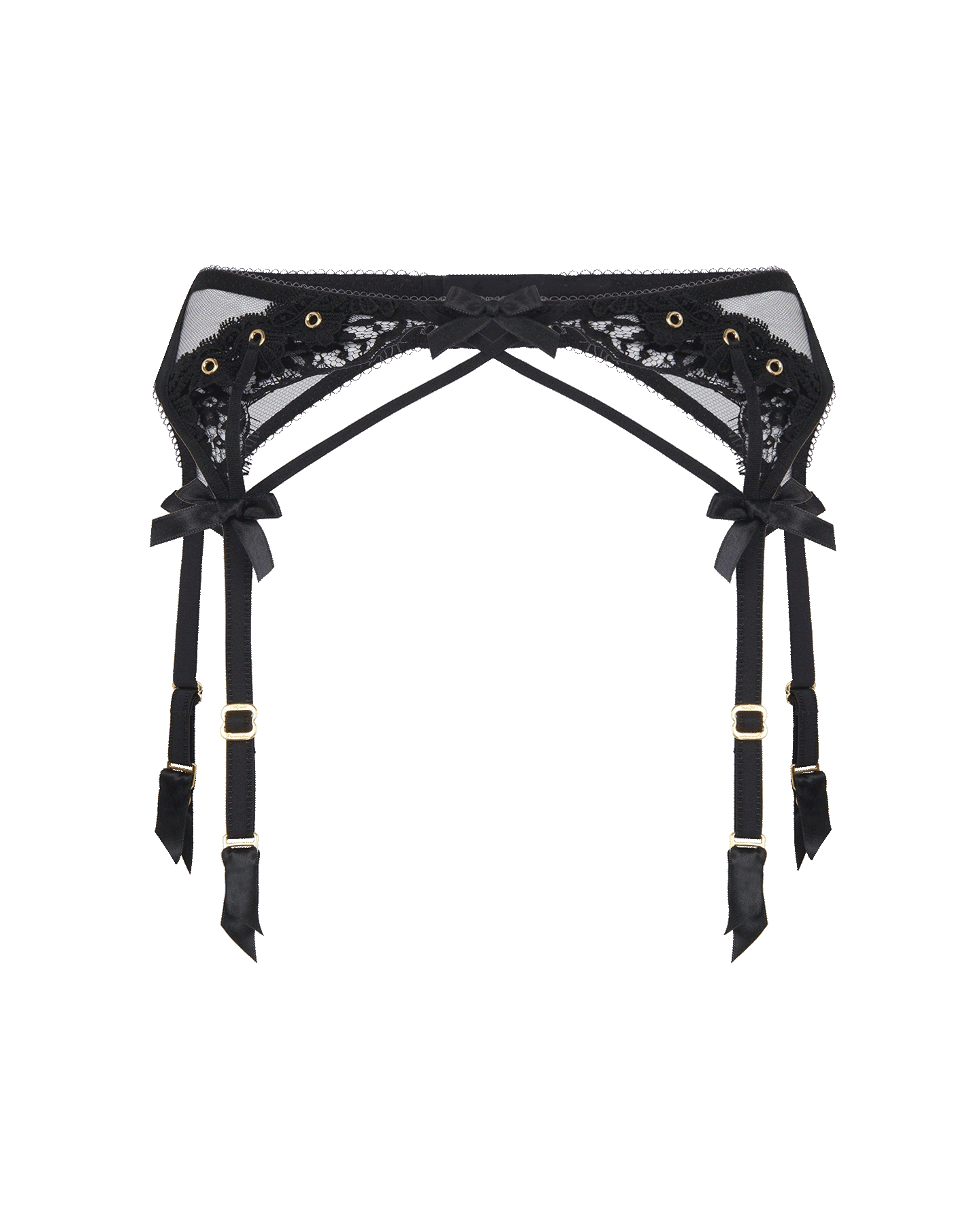 Paz Suspender in Black | By Agent Provocateur