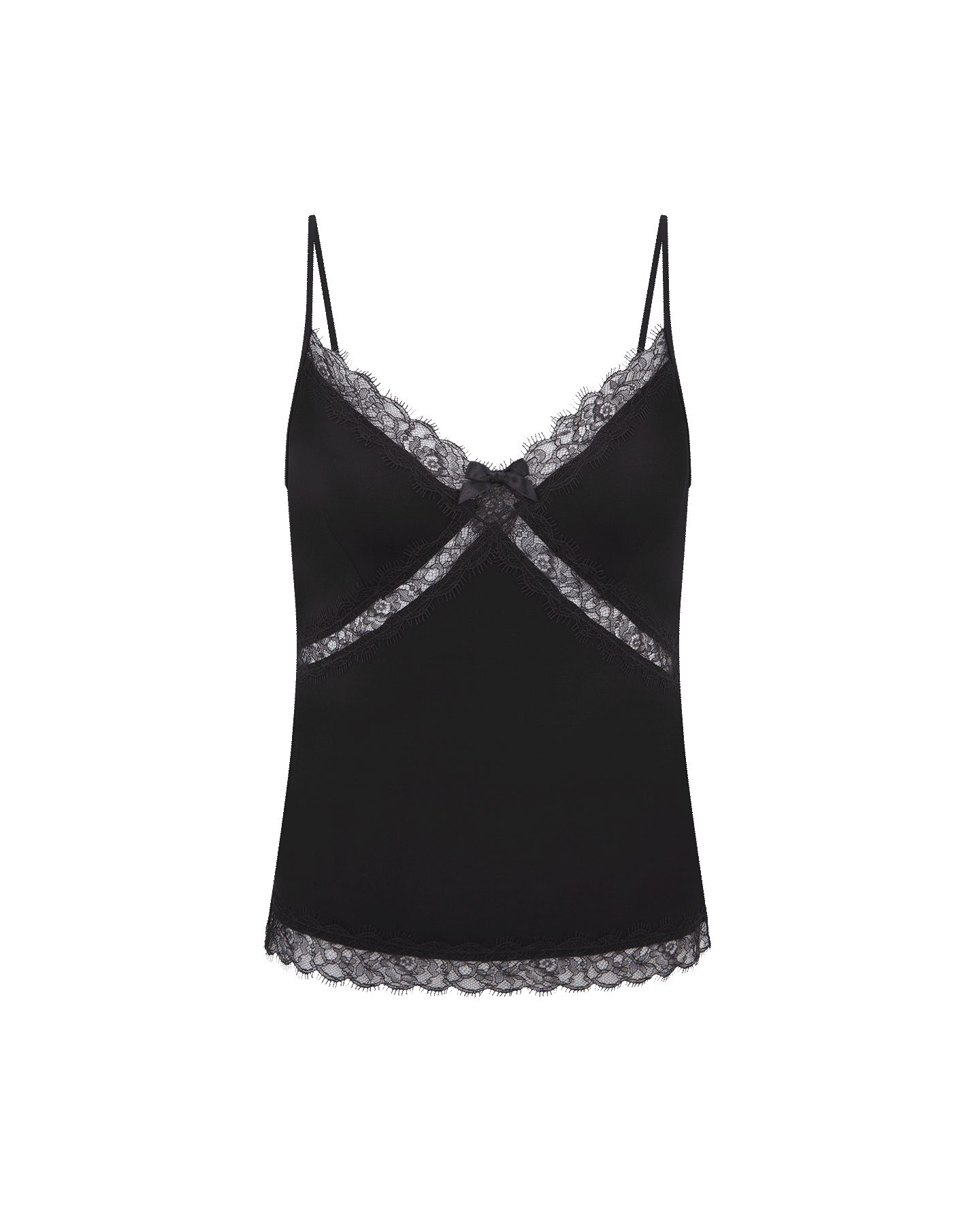 Dolce & Gabbana Black Lace Sheer Lingerie / Cami Top