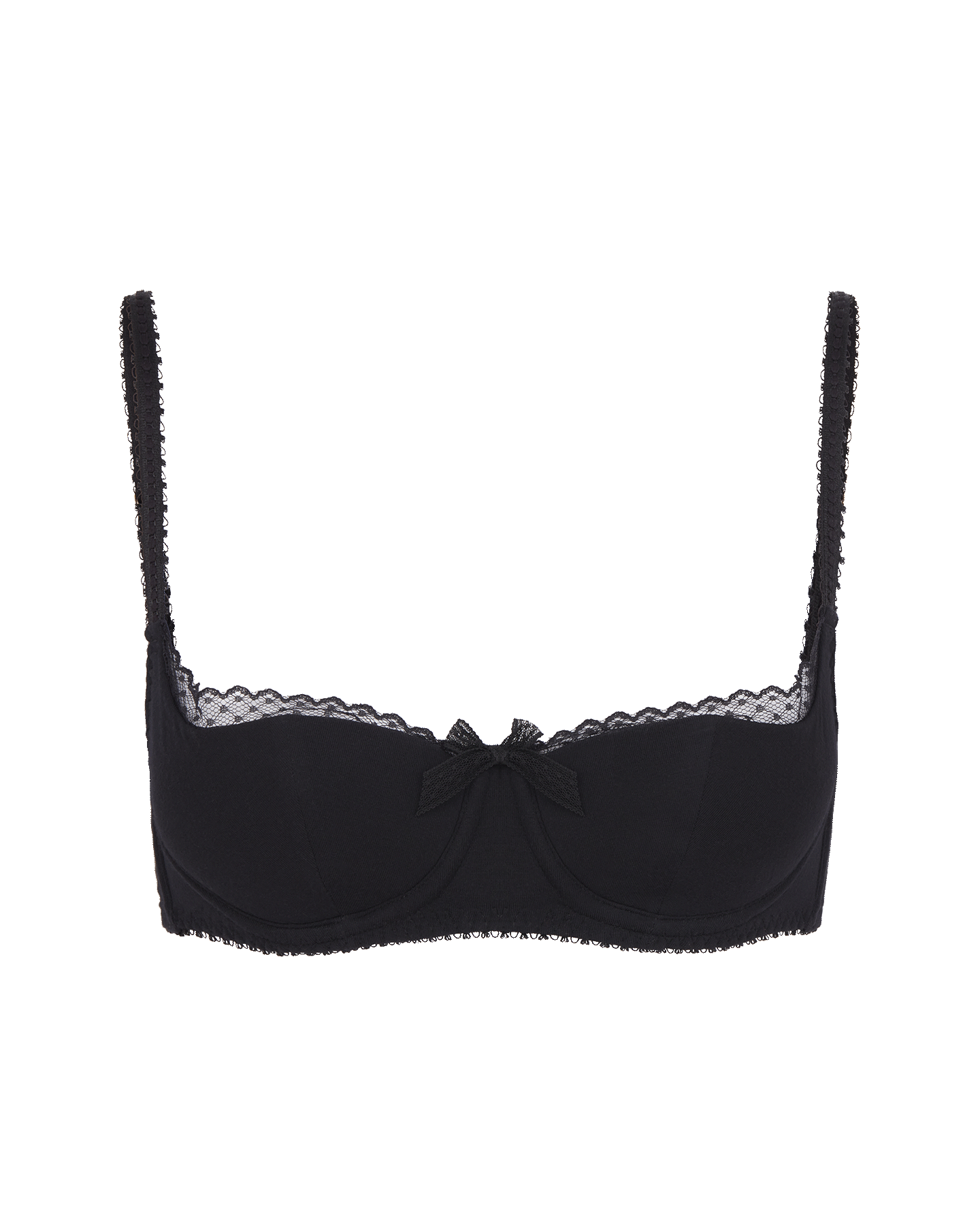 Carri Padded Balconette Underwired Bra in Black | By Agent Provocateur