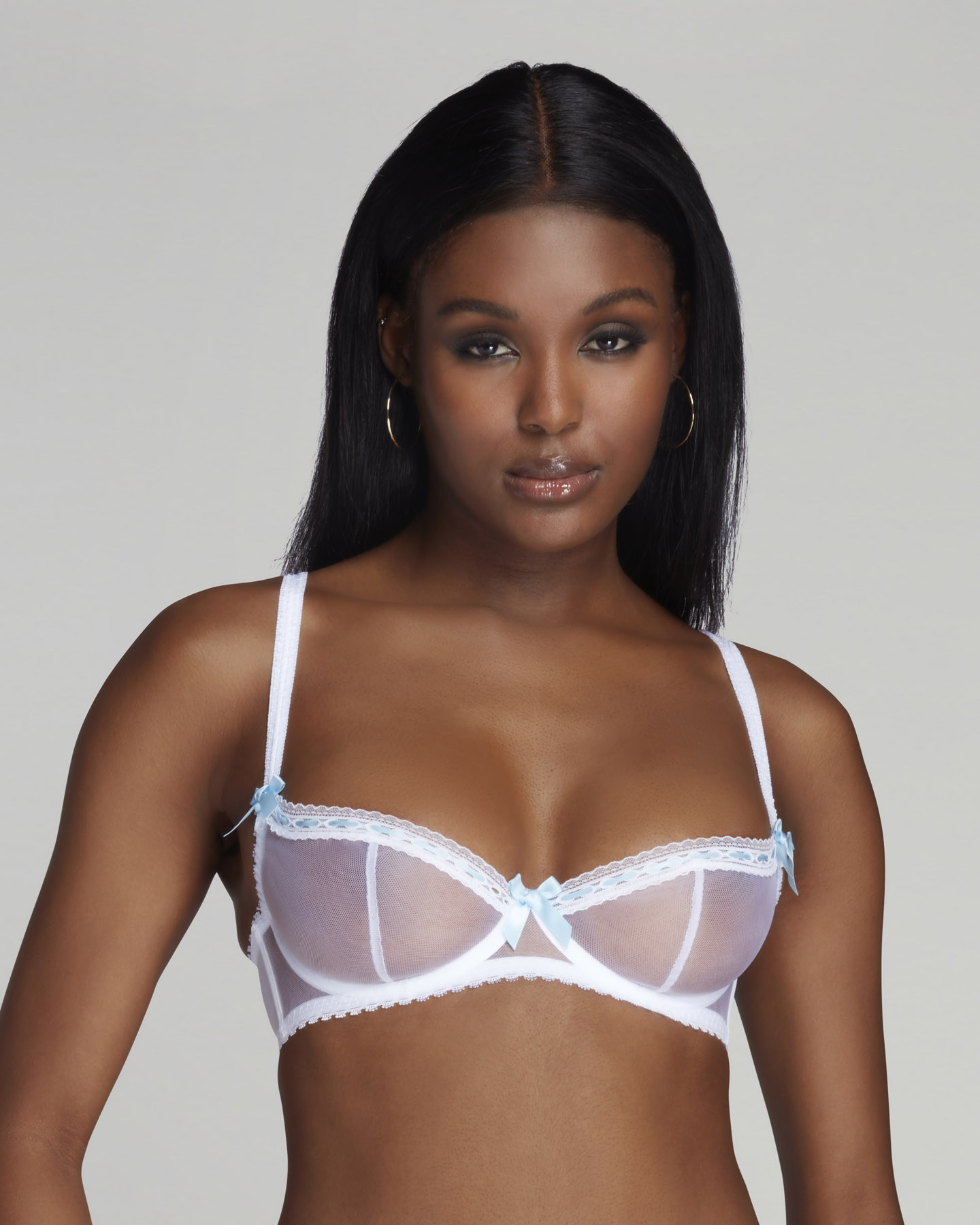 Claira Plunge Underwired Bra in White | By Agent Provocateur All Lingerie