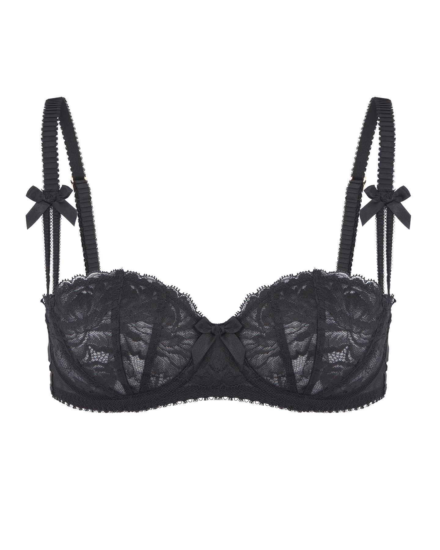 Yara Balconette Underwired Bra in Black | By Agent Provocateur Outlet
