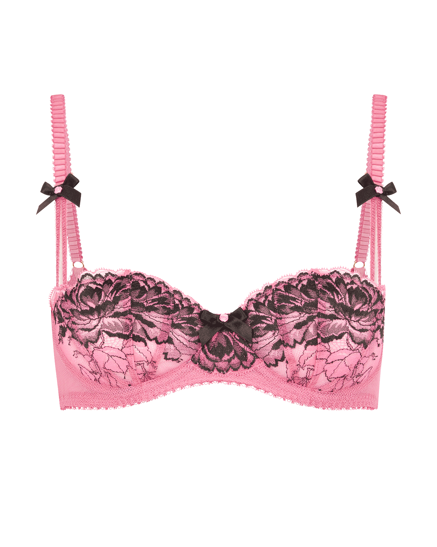 Yara Balconette Underwired Bra in Pink | By Agent Provocateur Outlet