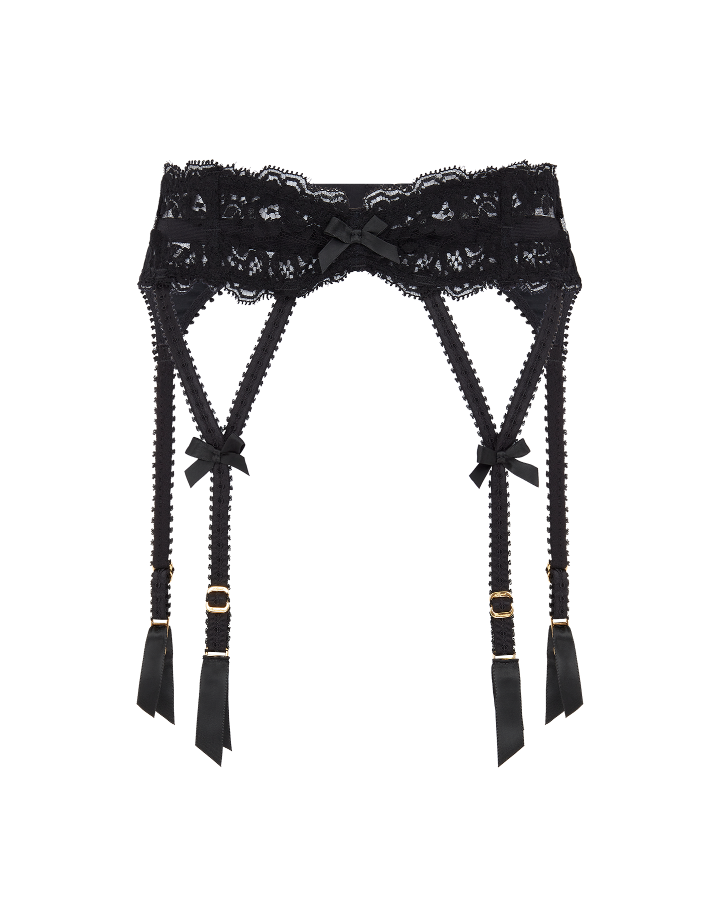 Lacy Suspender in Black | By Agent Provocateur Outlet