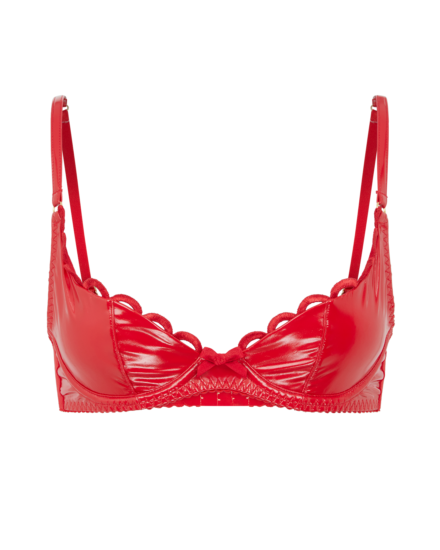 Zarya Demi Cup Underwired Bra in Red | By Agent Provocateur Outlet