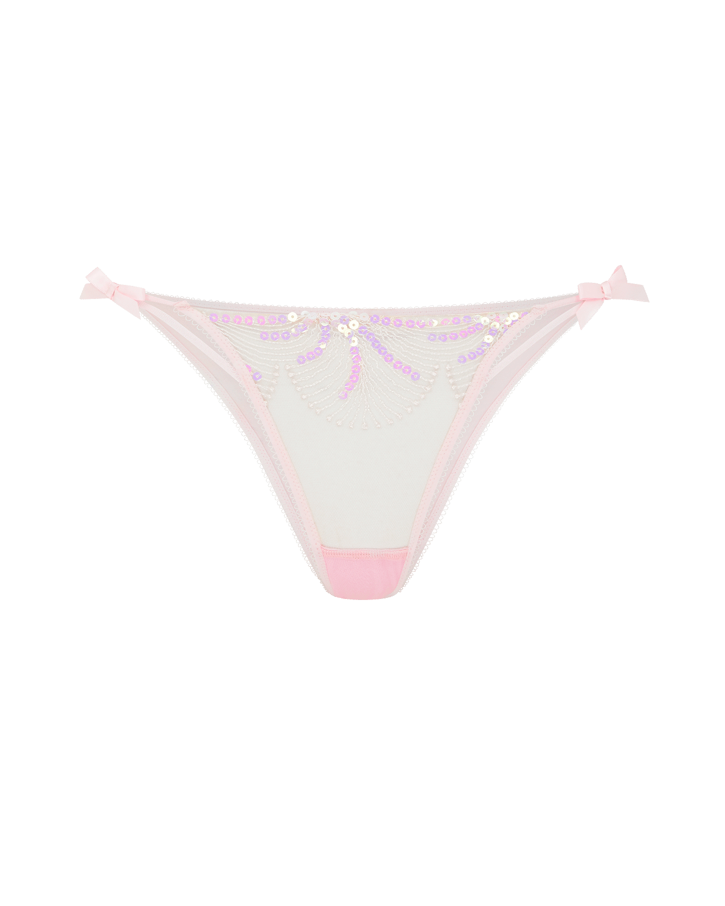 Quinny Full Brief in Baby Pink/Sand | By Agent Provocateur