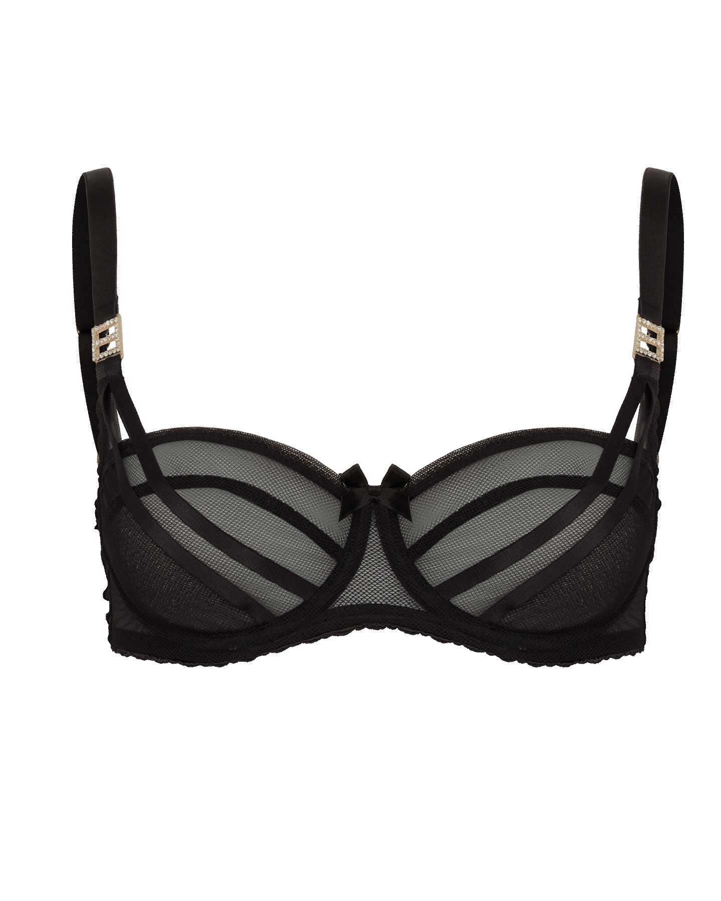 Aiden Plunge Underwired Bra in Black | By Agent Provocateur Outlet