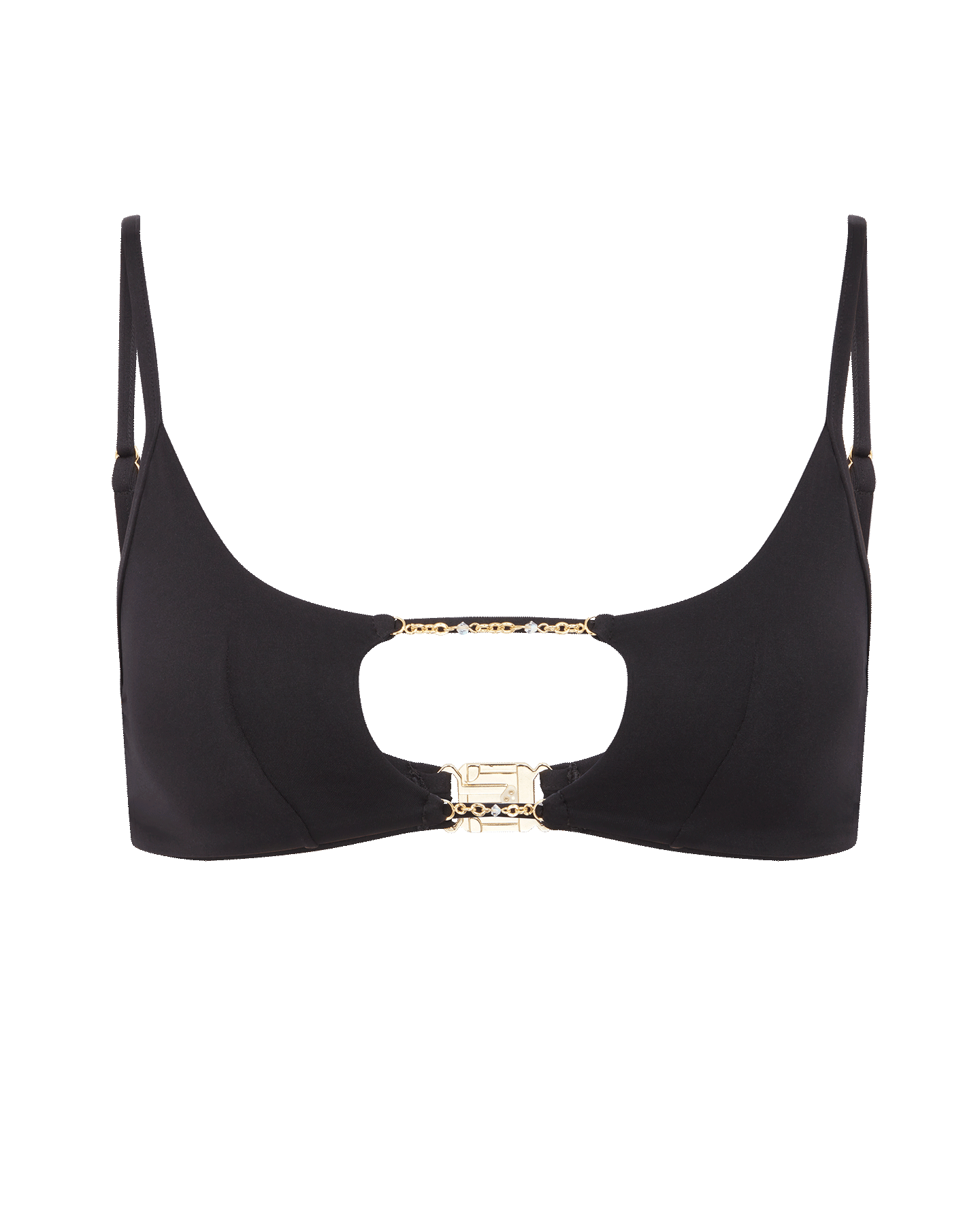 Christiana Bikini Top in Black/Gold | By Agent Provocateur New In